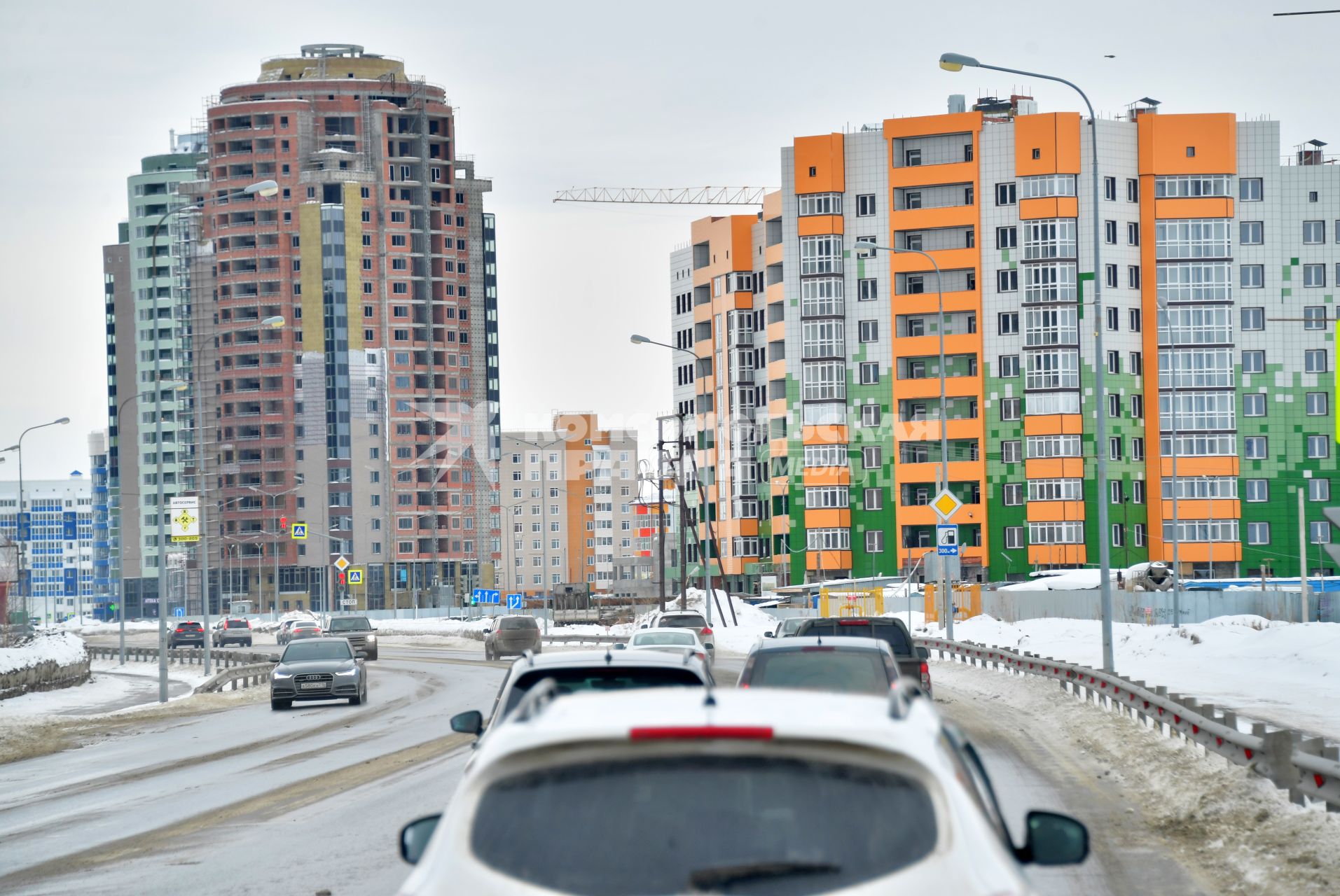 Ханты-Мансийск.  Городские новостройки.