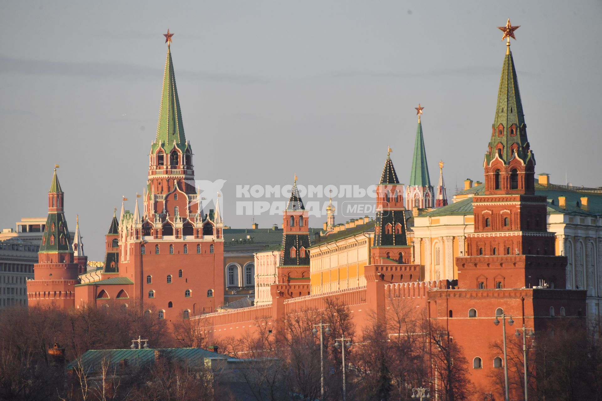 Москва. Вид на Кремль.