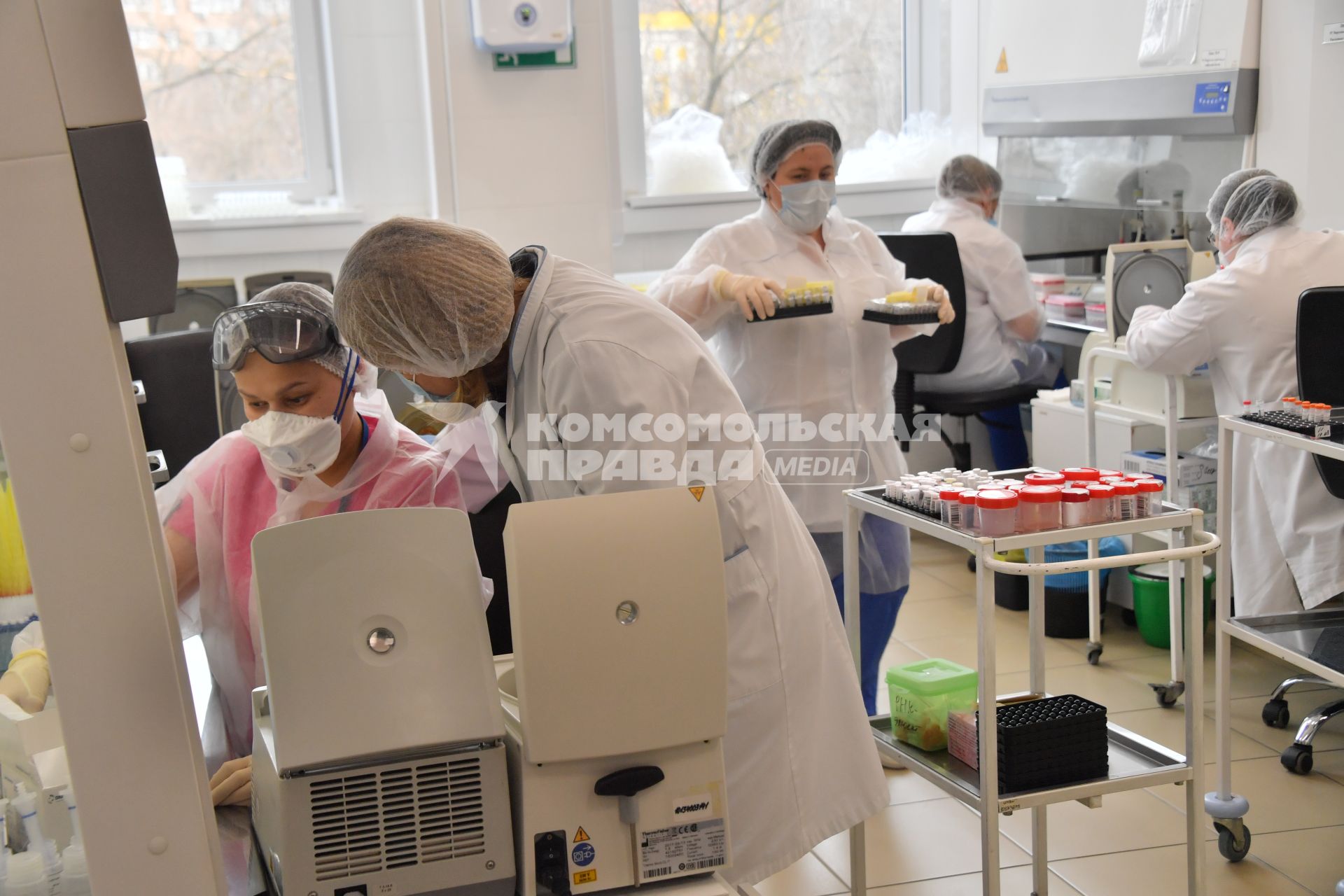 Москва. В вирусологической лаборатории ФБУН ЦНИИ Эпидемиологии Роспотребнадзора.