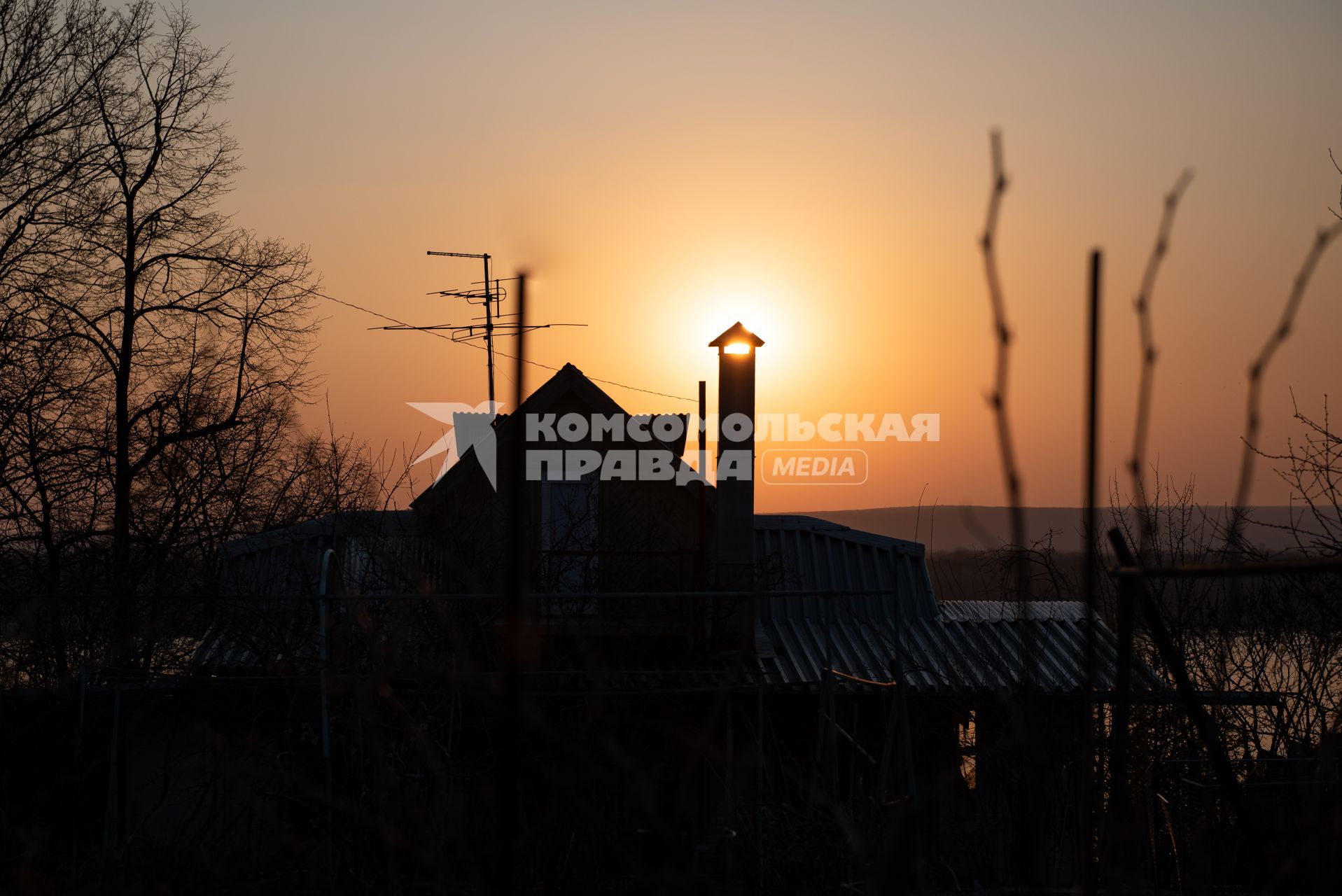 Самара. Вид на закат.