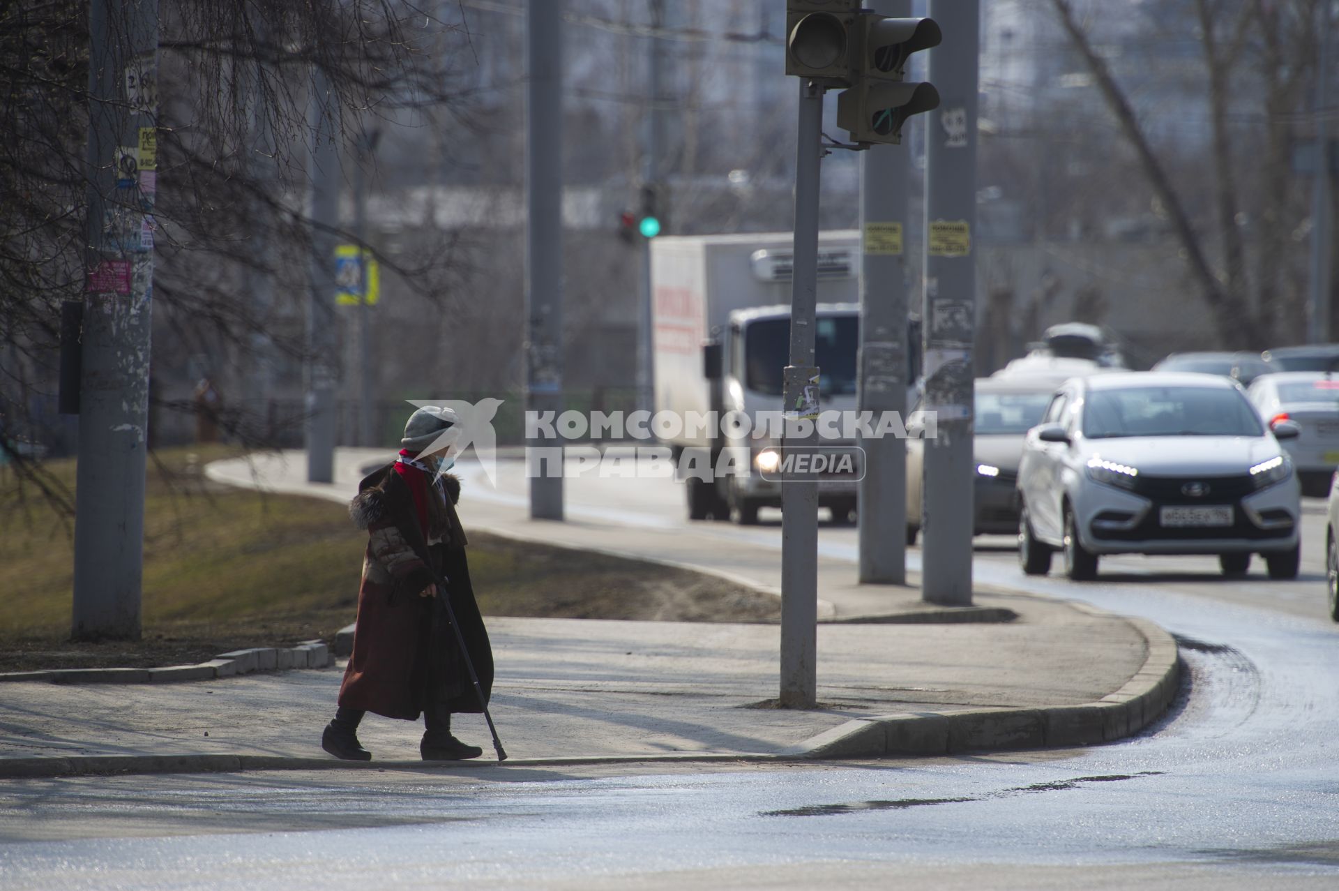 Екатеринбург. Горожане во время режима самоизоляции, введеного из-за распространения коронавирусной инфекции COVID-19