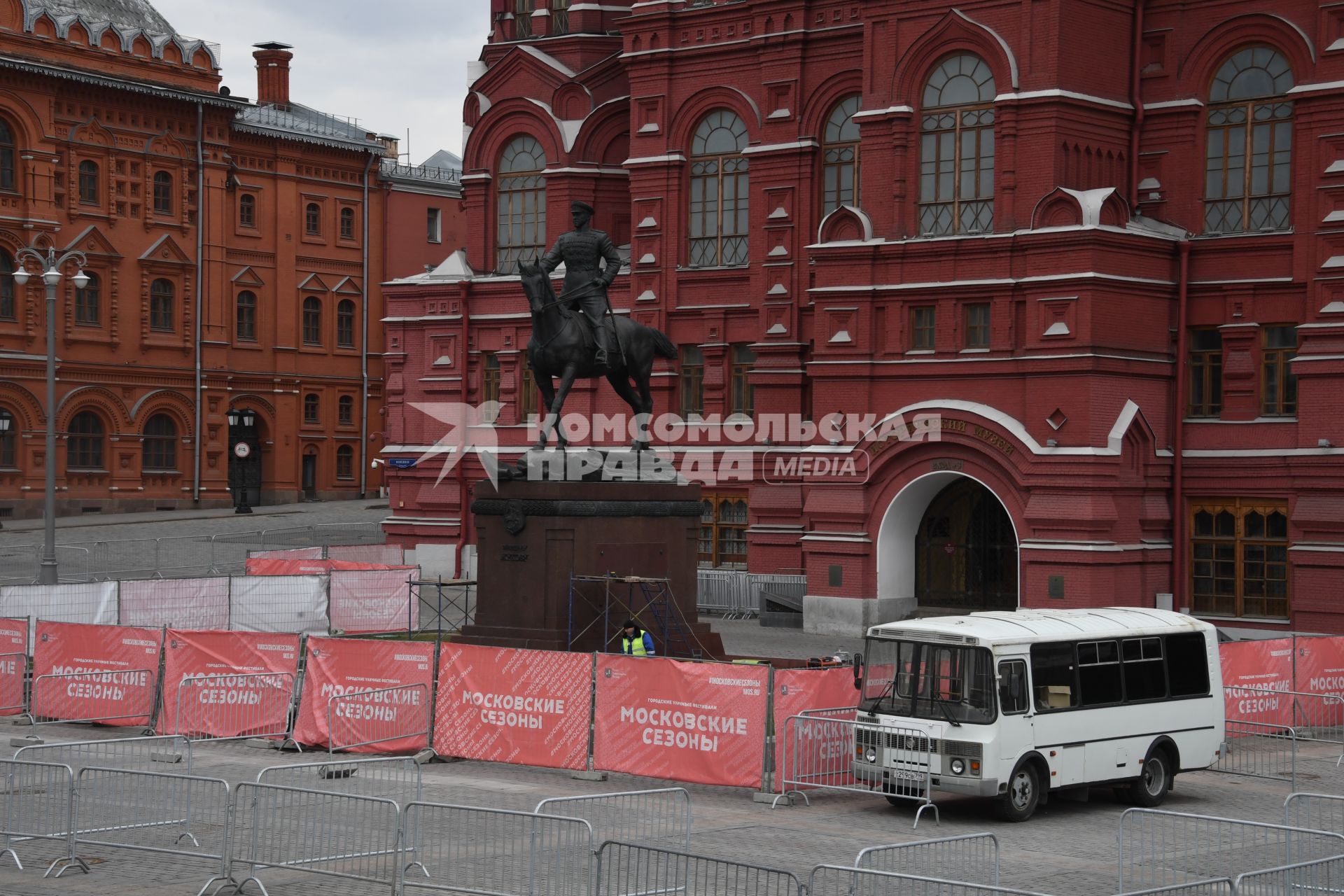 Москва. Памятник маршалу Георгию Жукову.