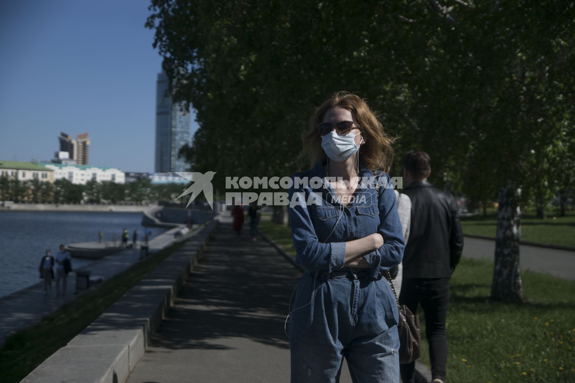 Екатеринбург. Горожане во время режима самоизоляции введеного для нераспространения новой коронавирусной инфекции COVID-19