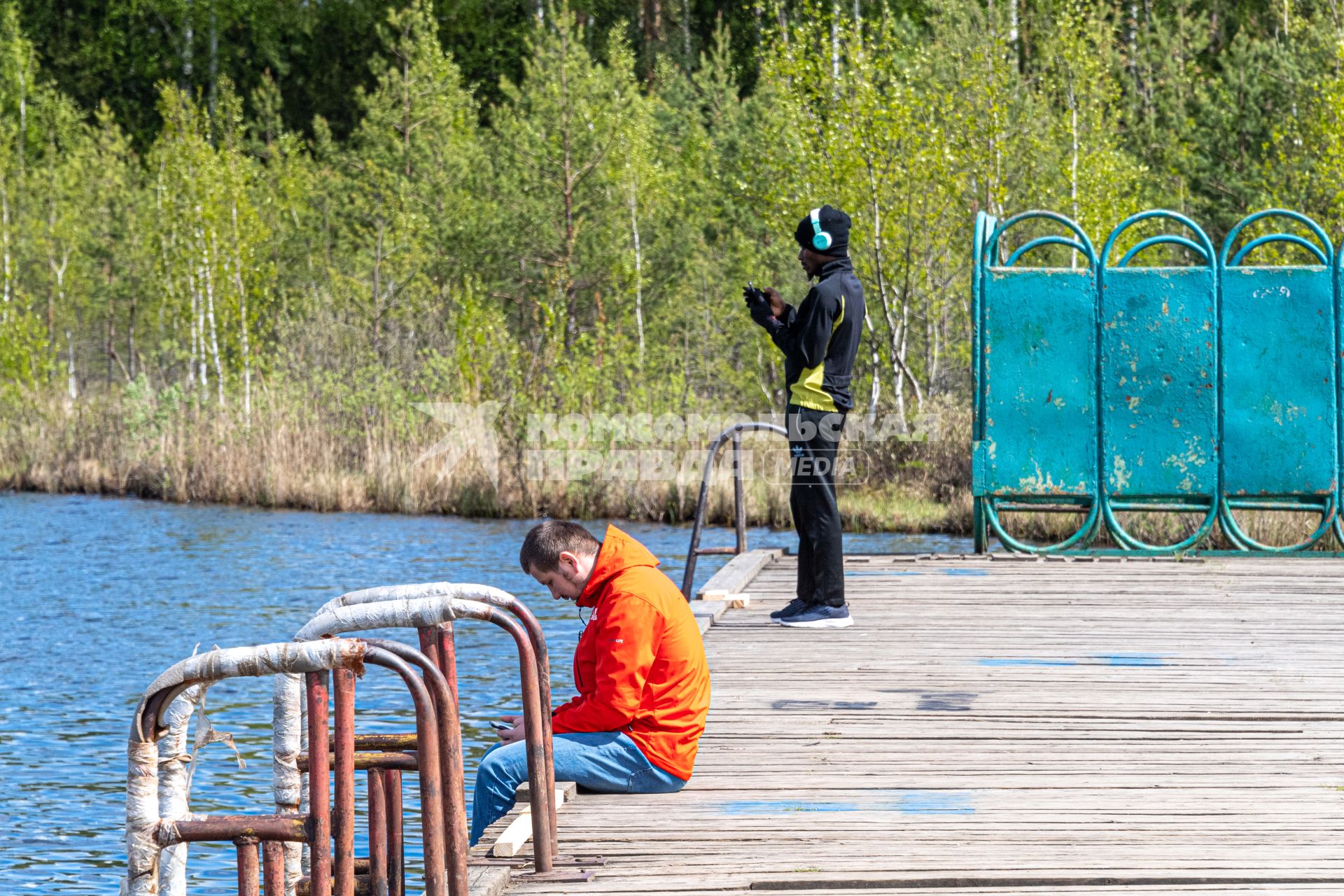 Московская область. Вид на озеро Бабошкино Балашихинского района.