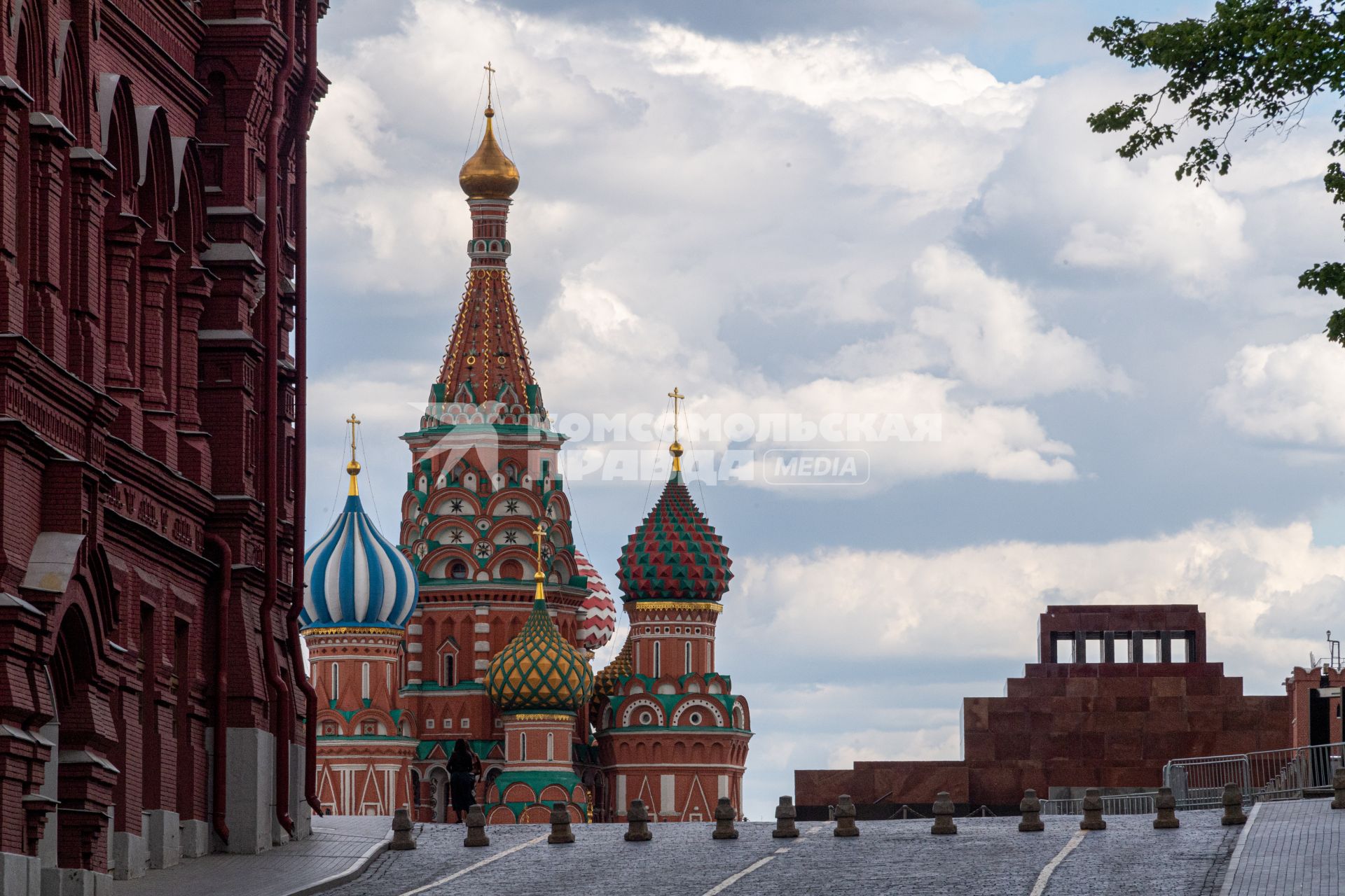 Москва. Вид на Красную площадь.