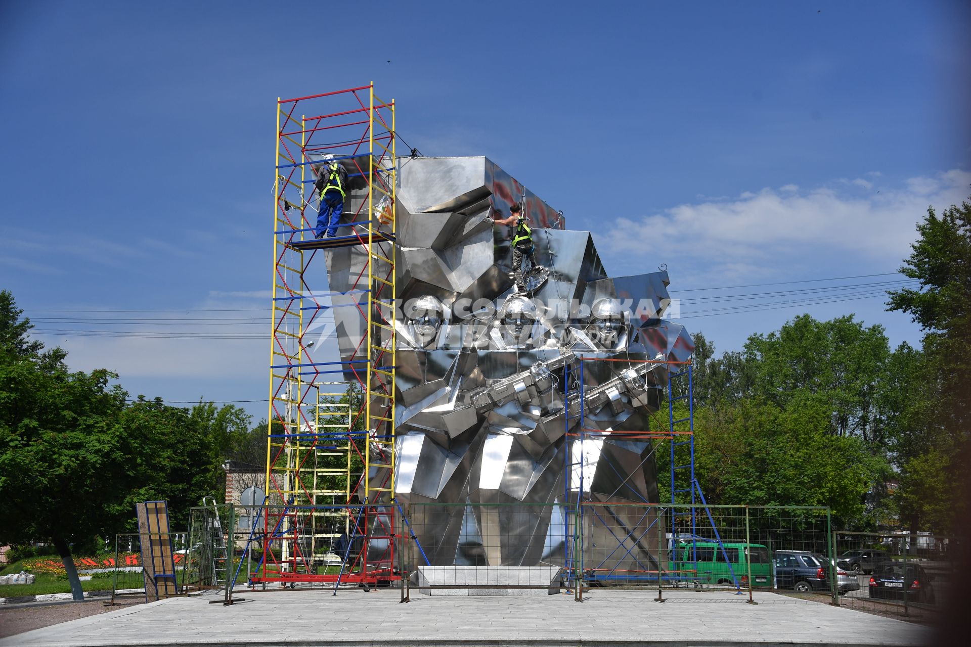 Московская область, Подольск.  Мемориальный комплекс памятник Подольским курсантам.