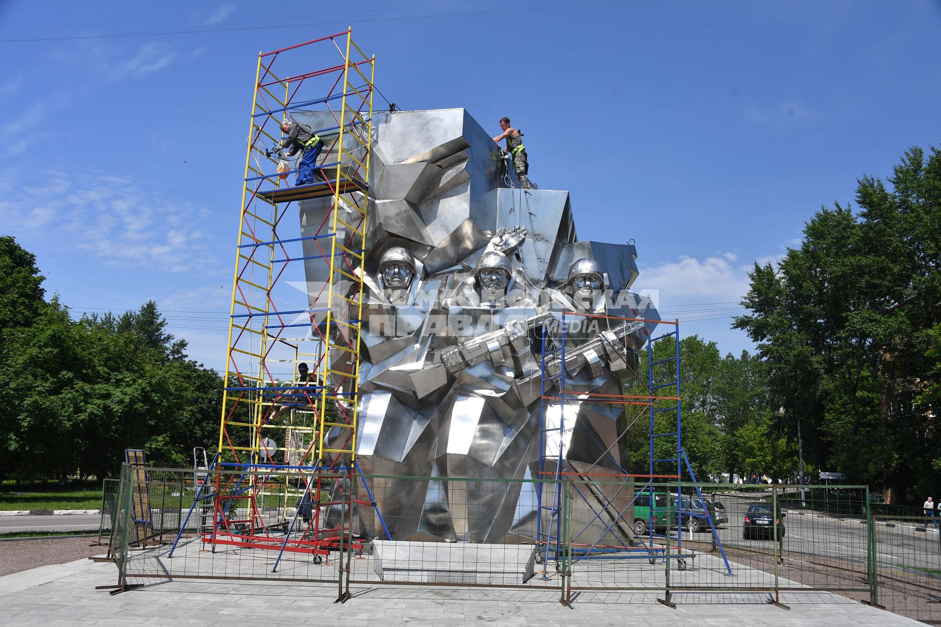 Московская область, Подольск.  Мемориальный комплекс памятник Подольским курсантам.