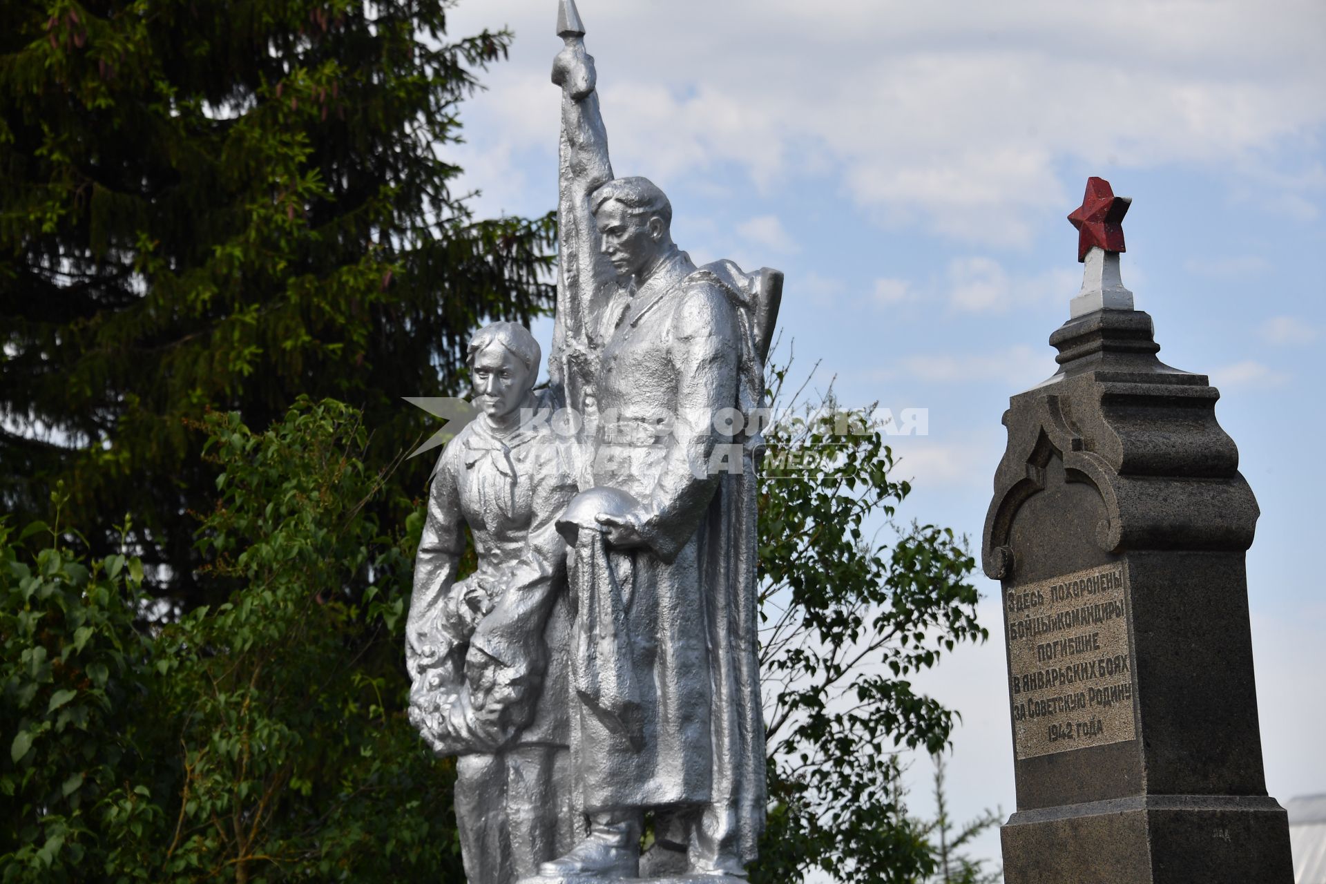 Московская область, Смолино. Мемориал воинам  павшим в Великой Отечественной войне.