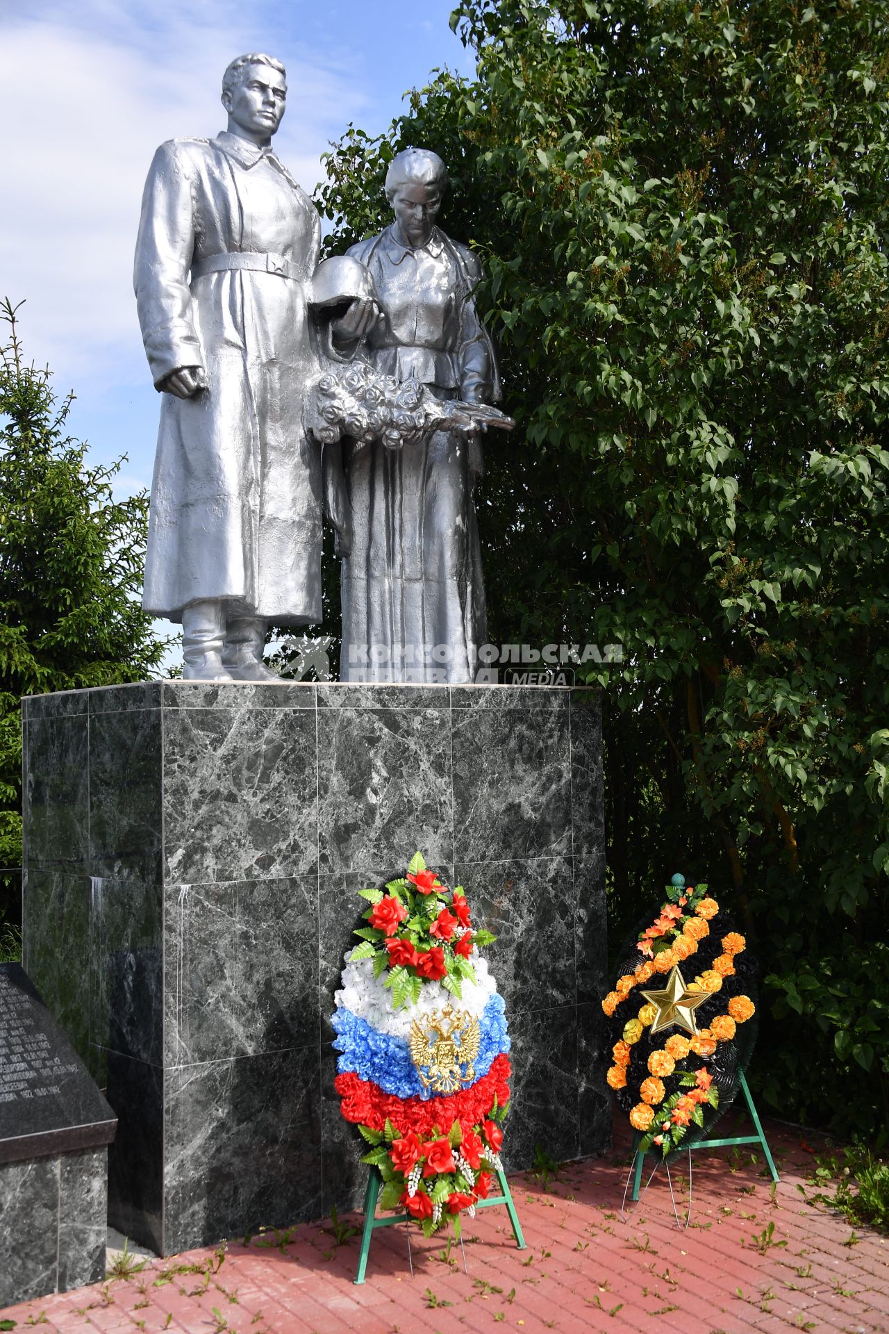 Московская область, Смолино. Мемориал воинам  павшим в Великой Отечественной войне.