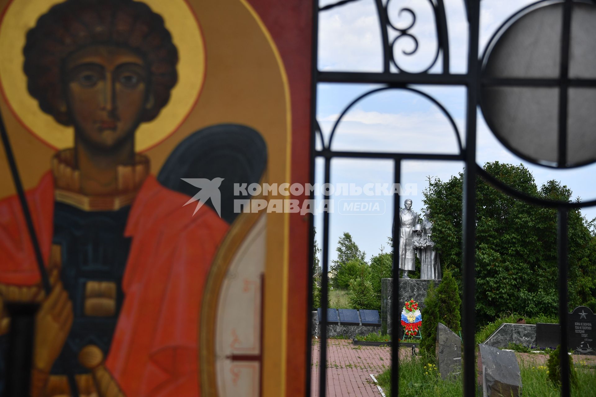 Московская область, Смолино. Мемориал воинам  павшим в Великой Отечественной войне.