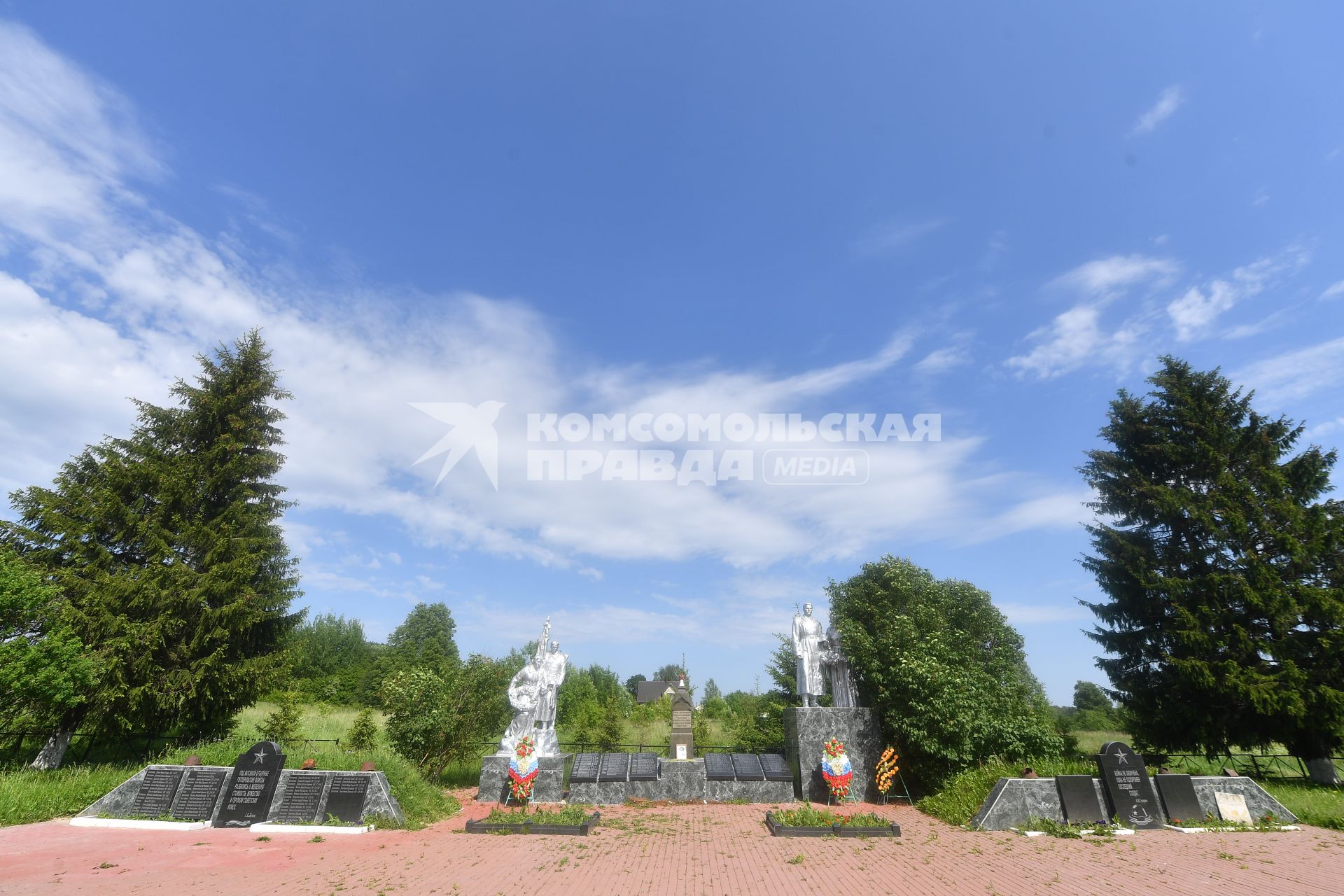 Московская область, Смолино. Мемориал воинам  павшим в Великой Отечественной войне.