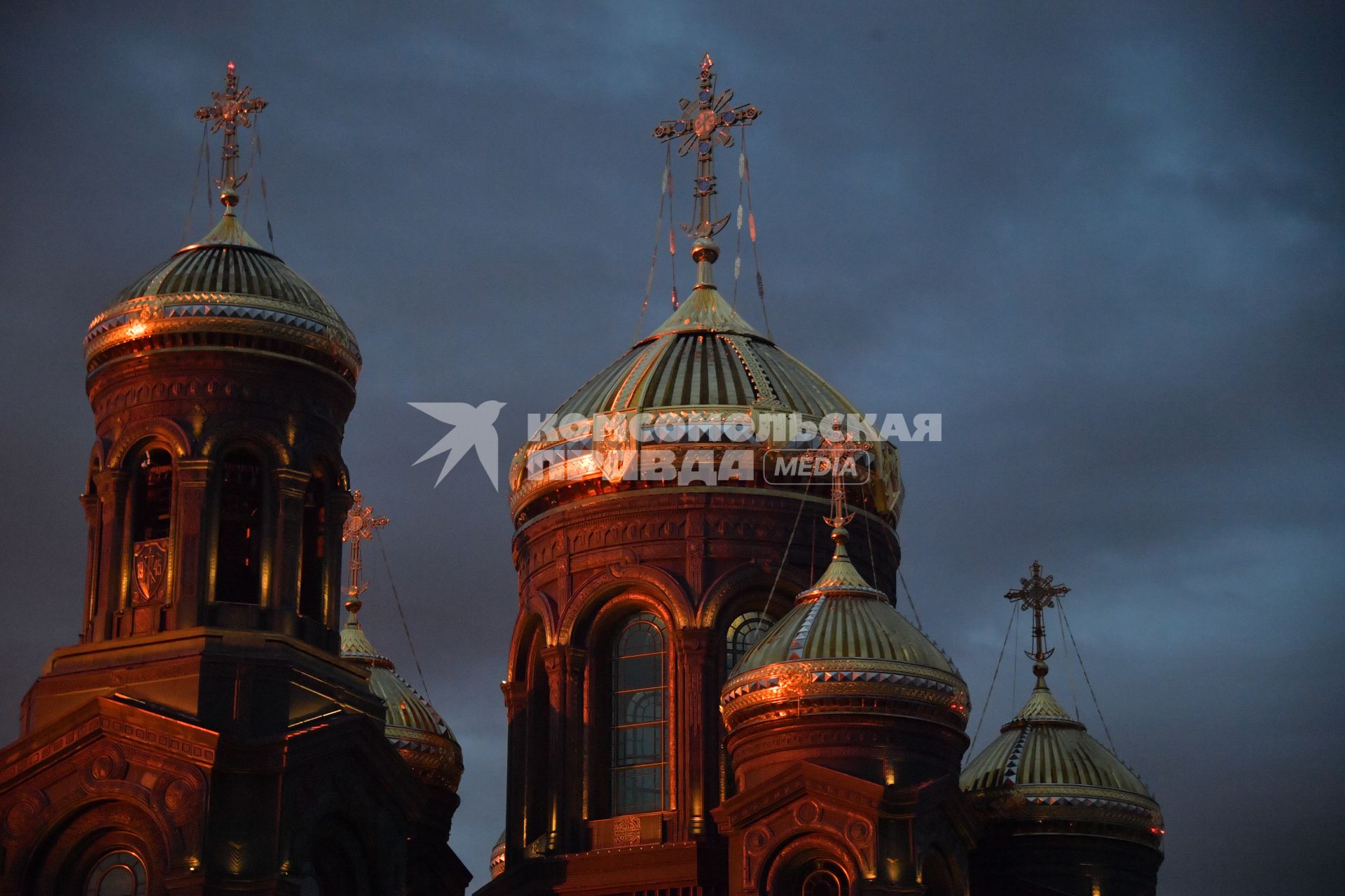 Московская область, Кубинка. Главный храм Вооруженных сил РФ в парке `Патриот`.