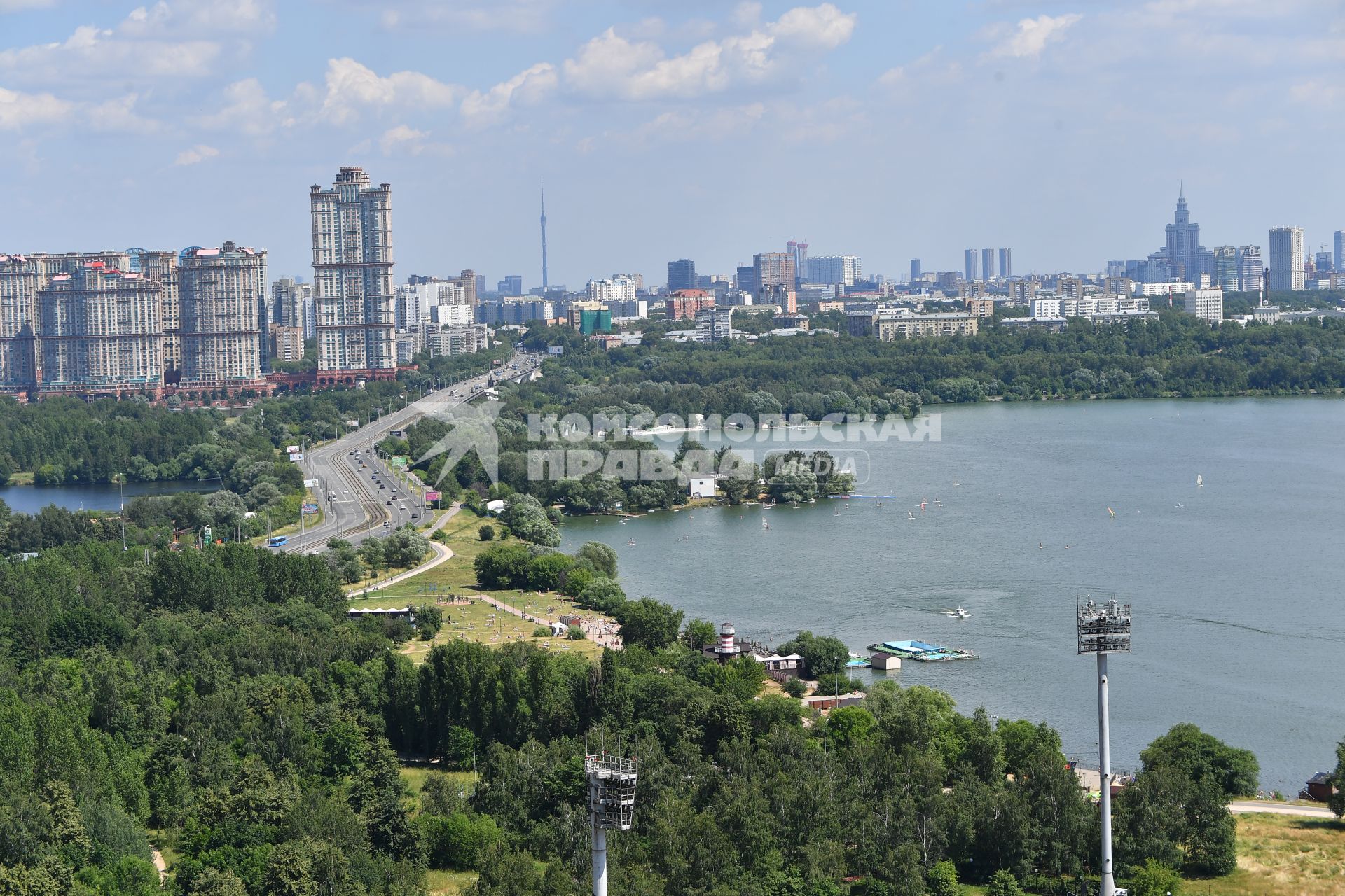 Москва. Вид на Строгино.