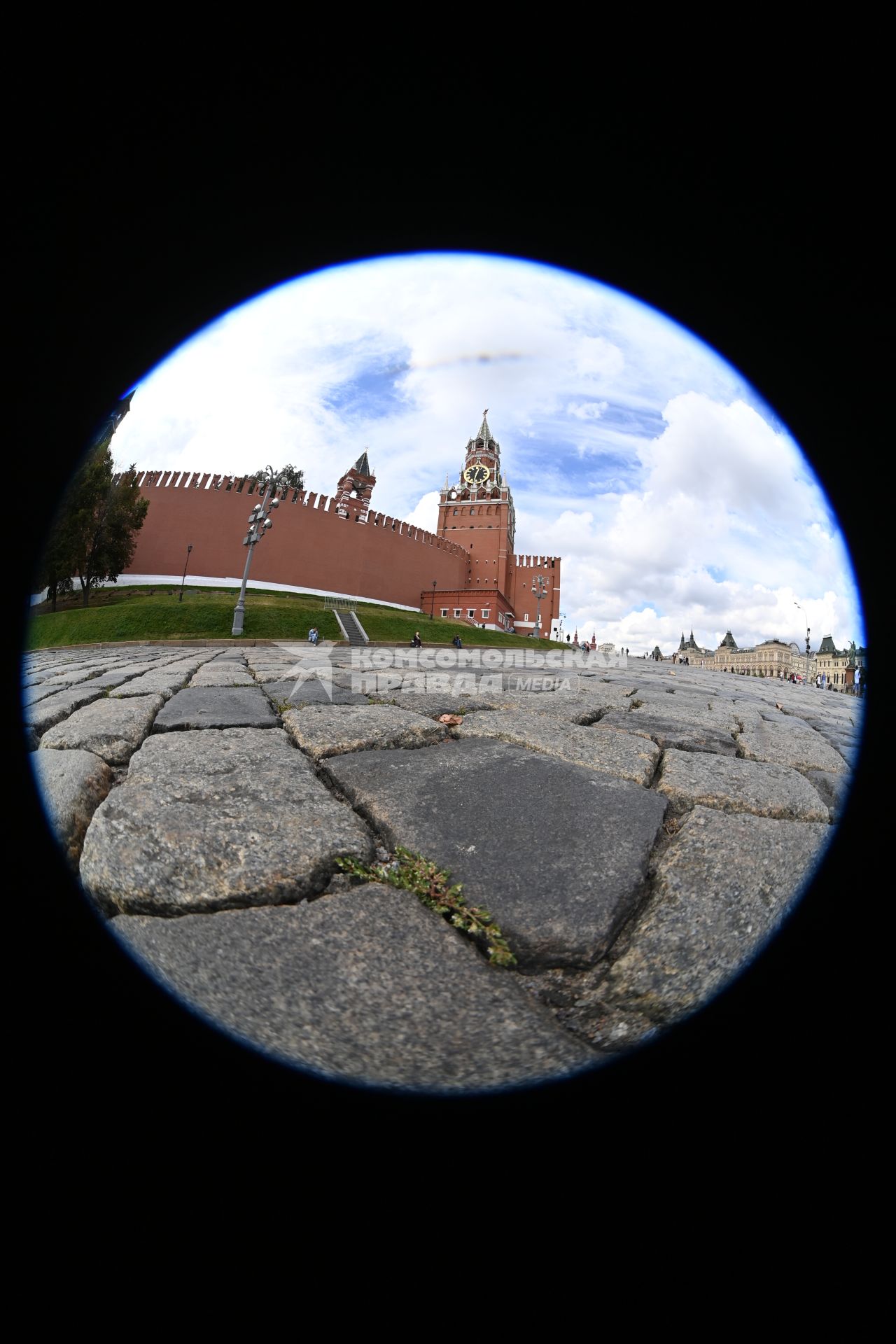 Москва.   Вид на Красную площадь.