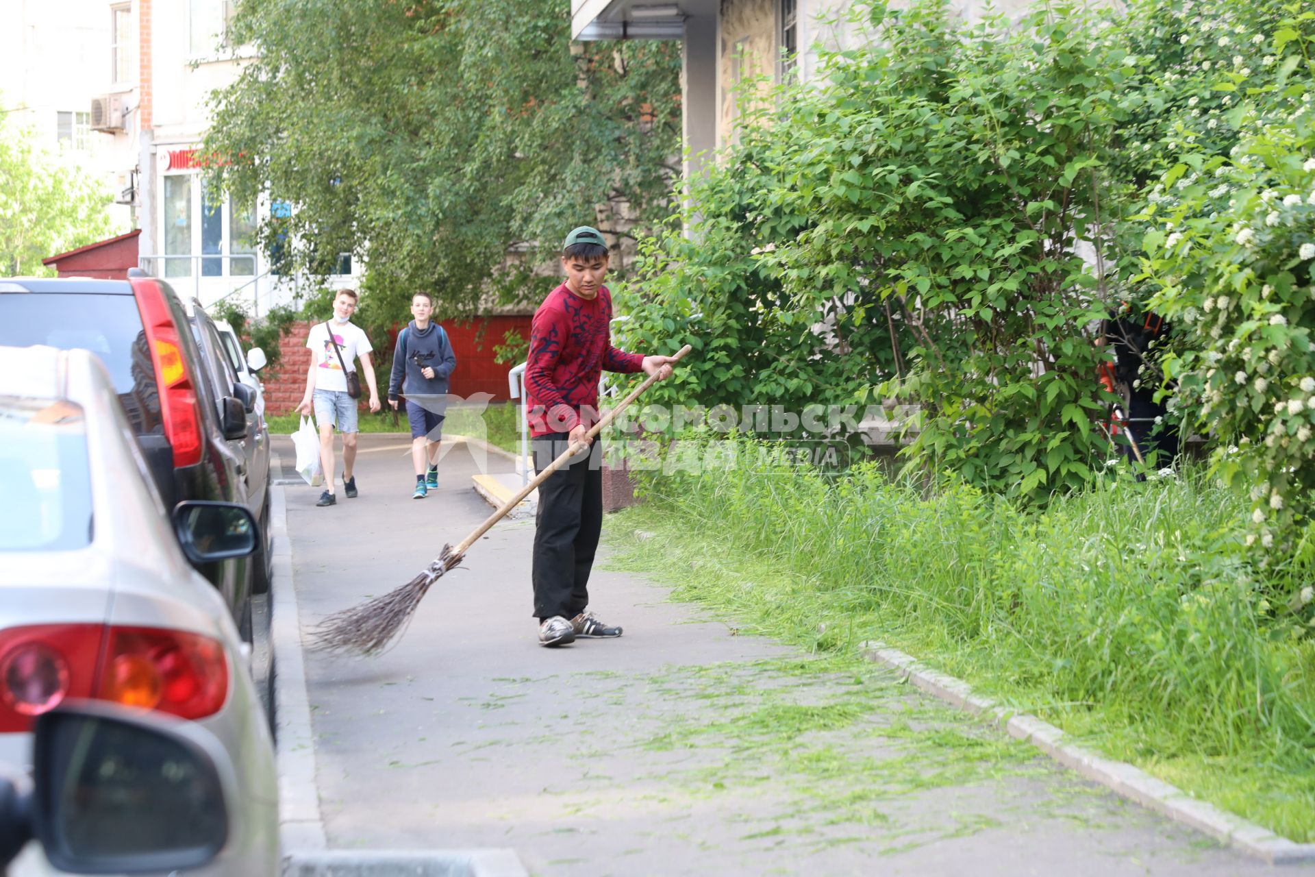 Москва дворник