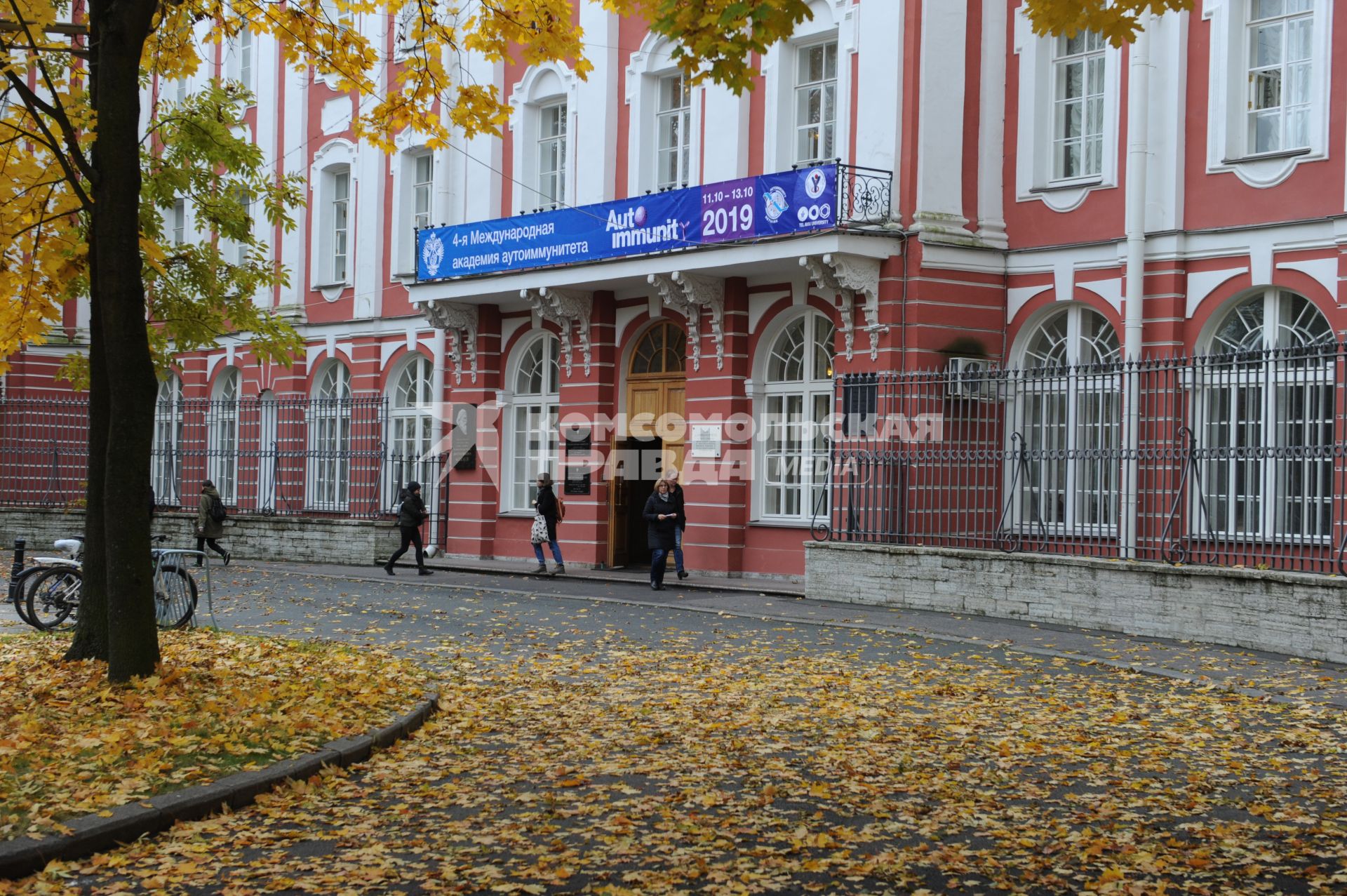 Санкт-Петербург. Здание Санкт-Петербургского государственного университета (СПбГУ), где преподавал доцент Олег Соколов, подозреваемый в убийстве своей аспирантки Анастасии Ещенко.