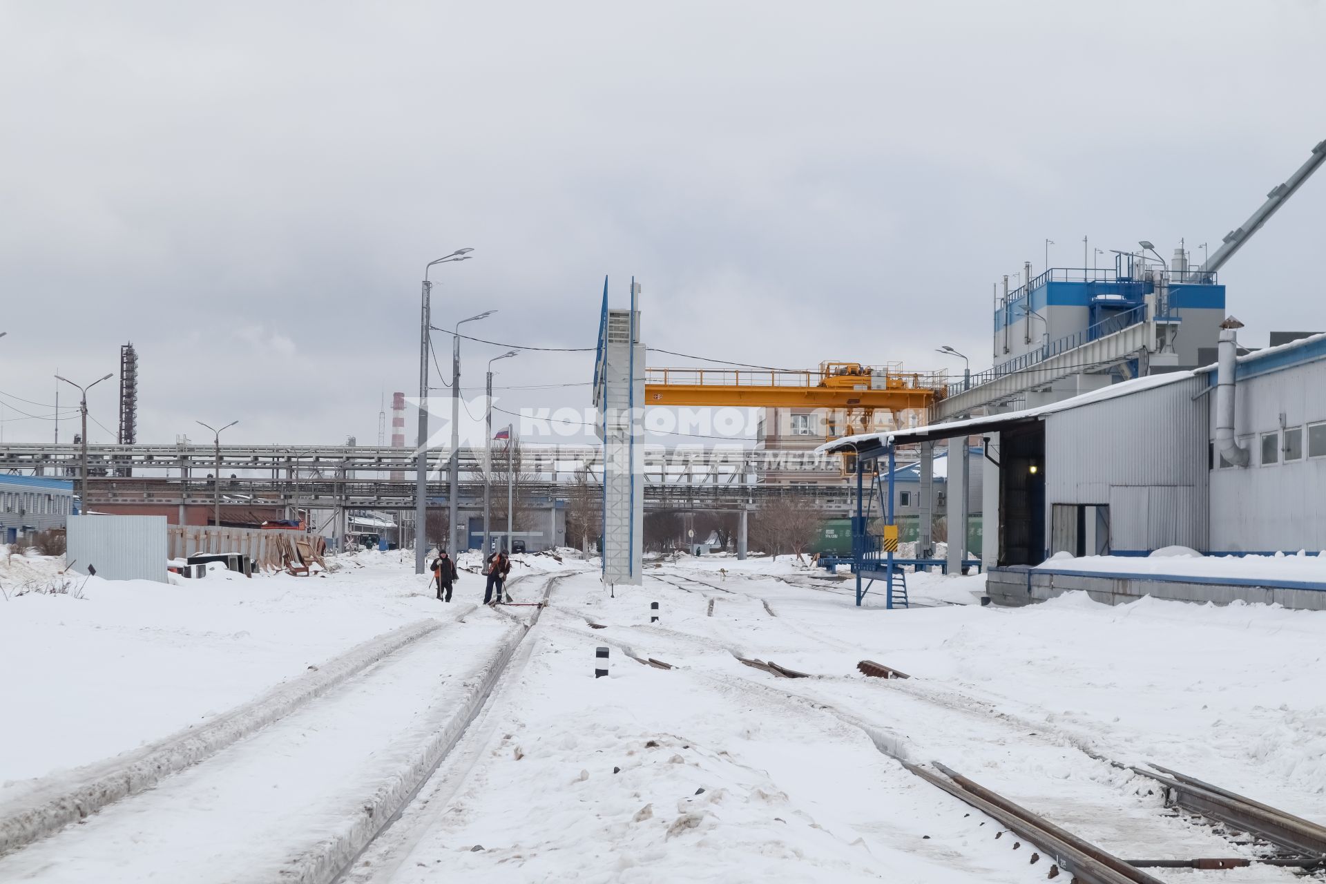 Пермь. Территория завода `Уралхим`.