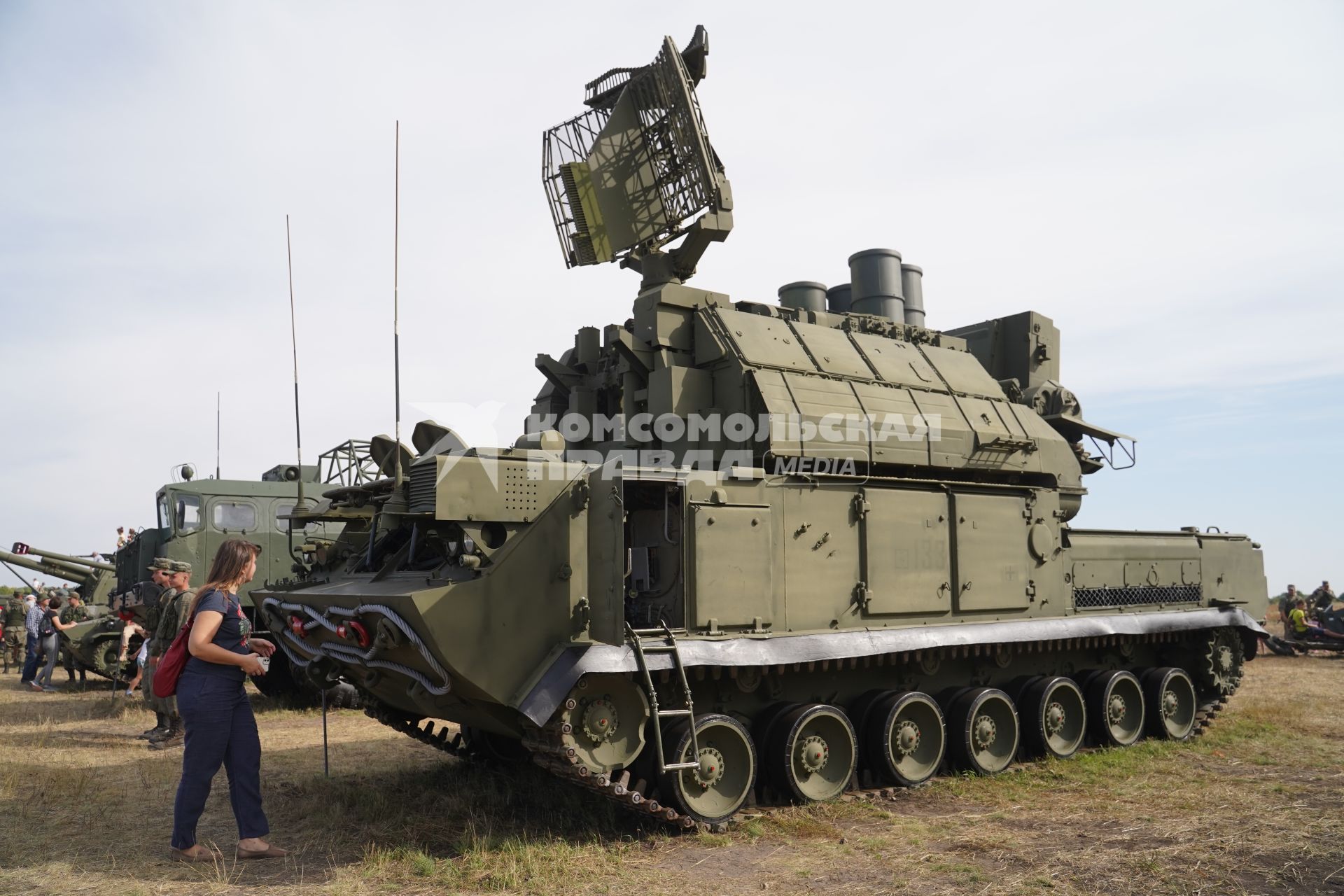 Самарская область. Зенитно-ракетный комплекс `Тор`на международном военно-техническом форуме `Армия-2020` на полигоне в Рощинском.