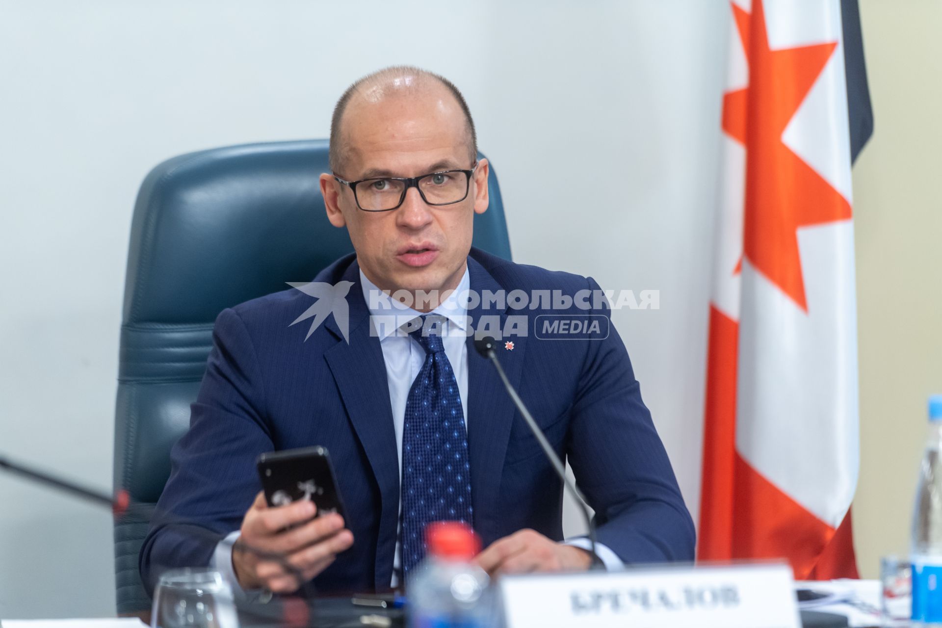 Ижевск. Встреча с главой Республики Удмуртия Александром Бречаловым .