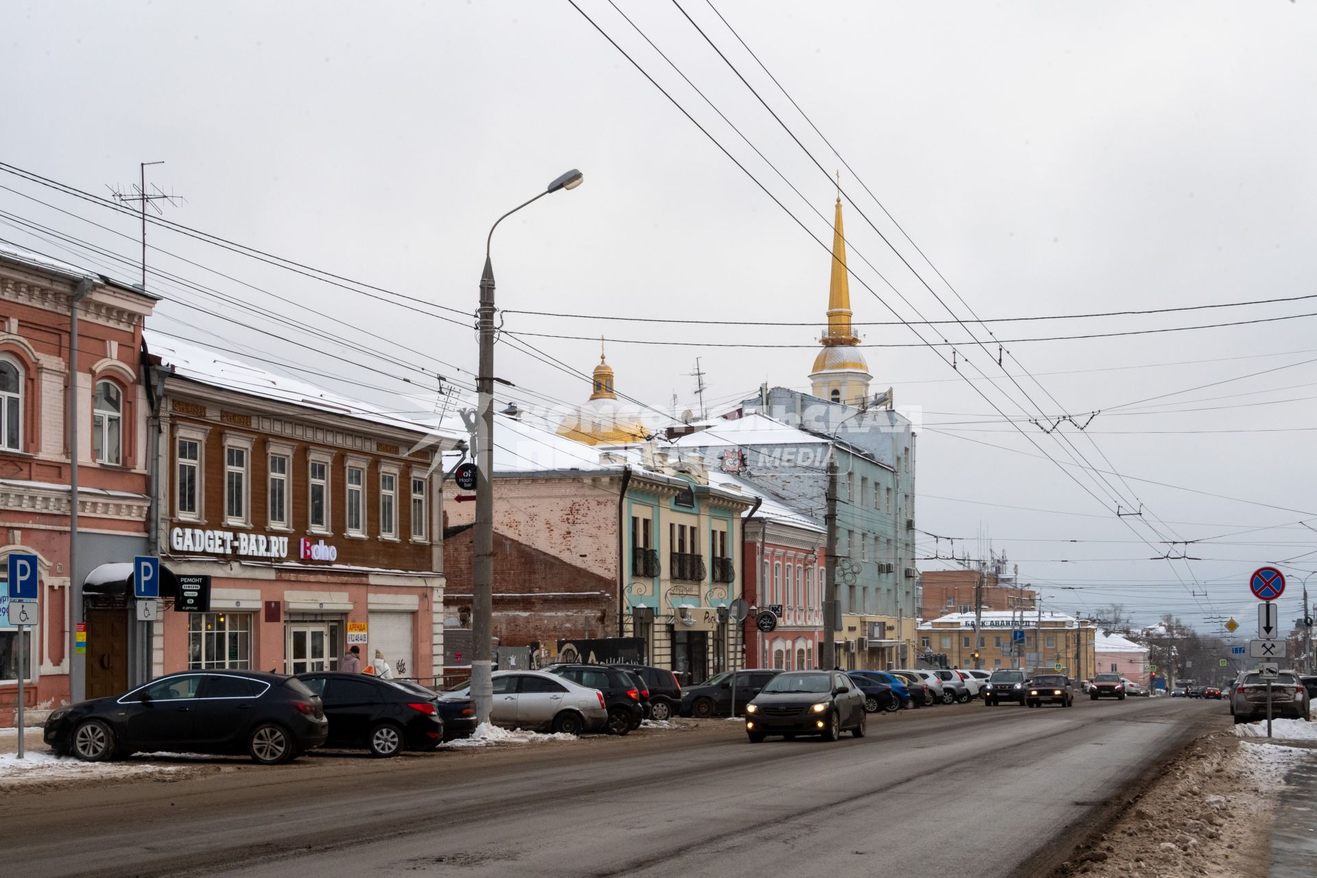 Ижевск. Вид на одну из улиц города.