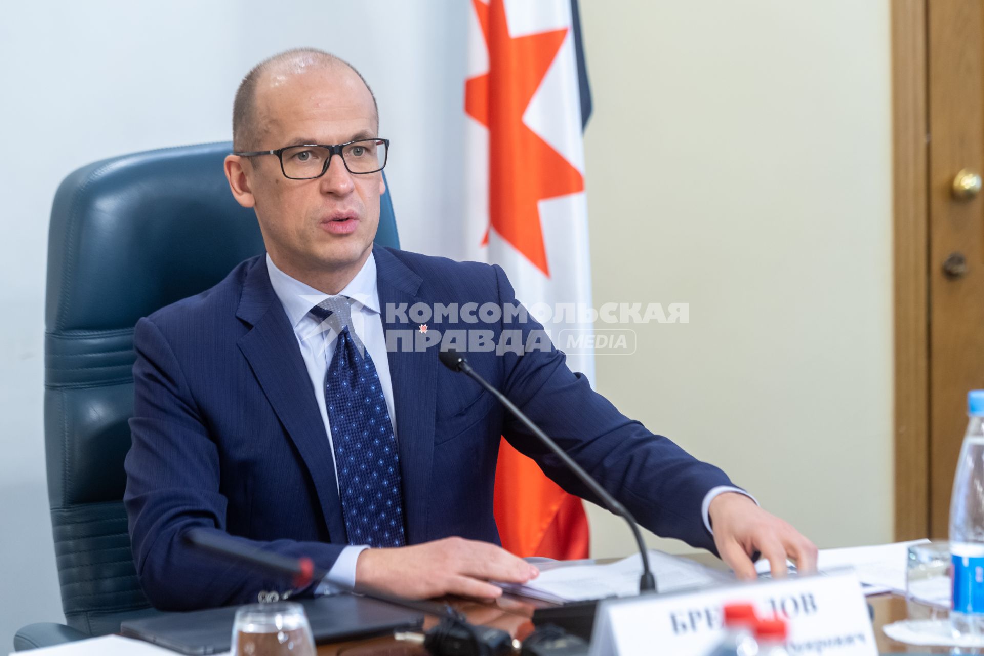 Ижевск. Встреча с главой Республики Удмуртия Александром Бречаловым .