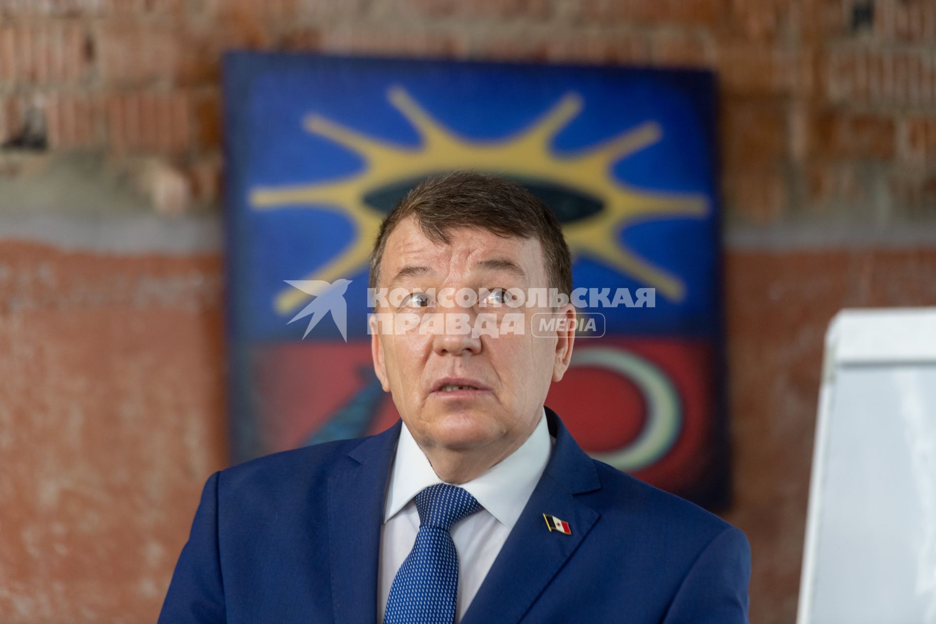 Ижевск. Встреча с министром культуры  Удмуртии  Владимиром Соловьевым  в Штабе городских проектов `Лифт`.