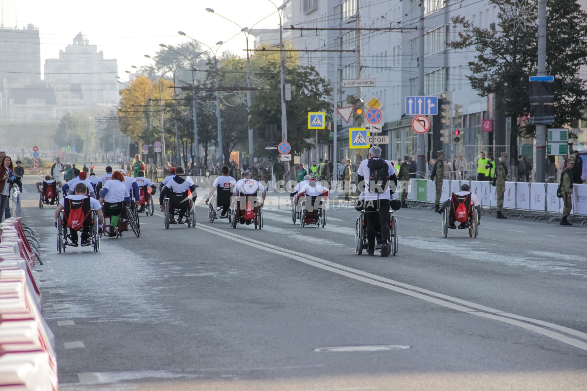 Пермь. Участники третьего международного марафона.