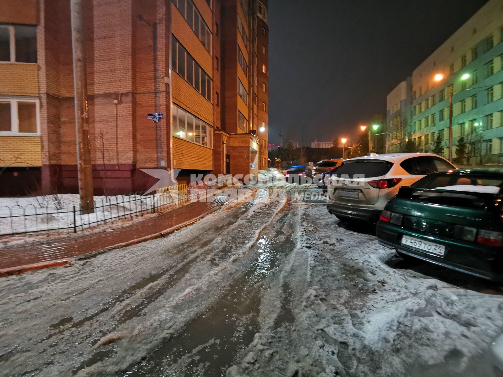 Красноярск. Дождь в феврале.