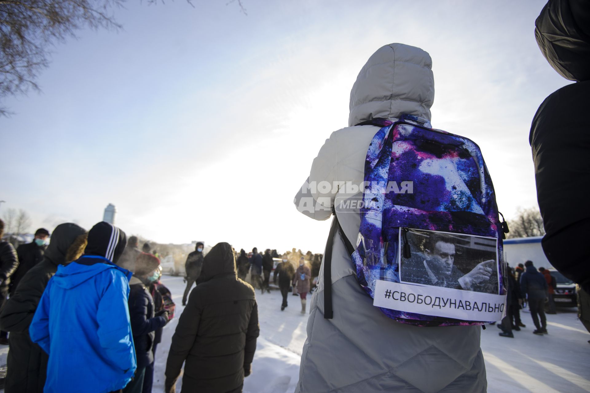 Екатеринбург. Несанкционированное шествие сторонников оппозиционера Алексея Навального