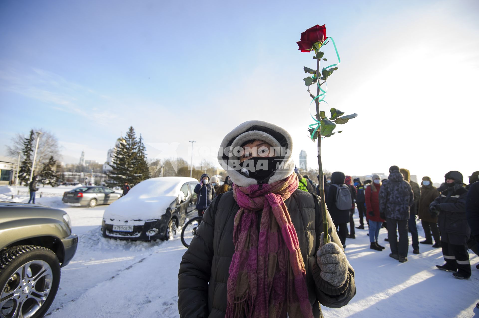 Екатеринбург. Несанкционированное шествие сторонников оппозиционера Алексея Навального