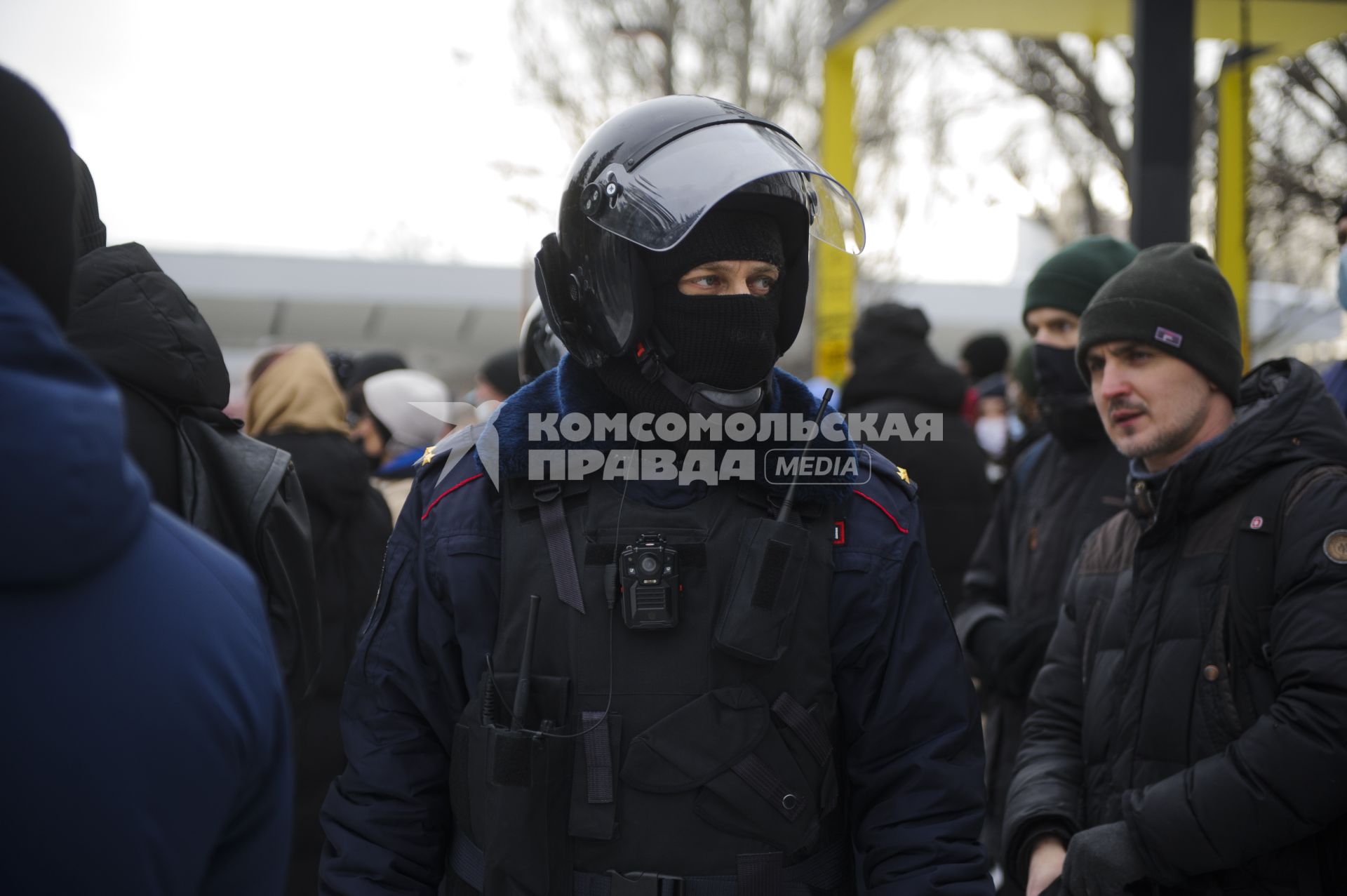 Екатеринбург. Сотрудники полиции во время несанкционированного шествия сторонников оппозиционера Алексея Навального