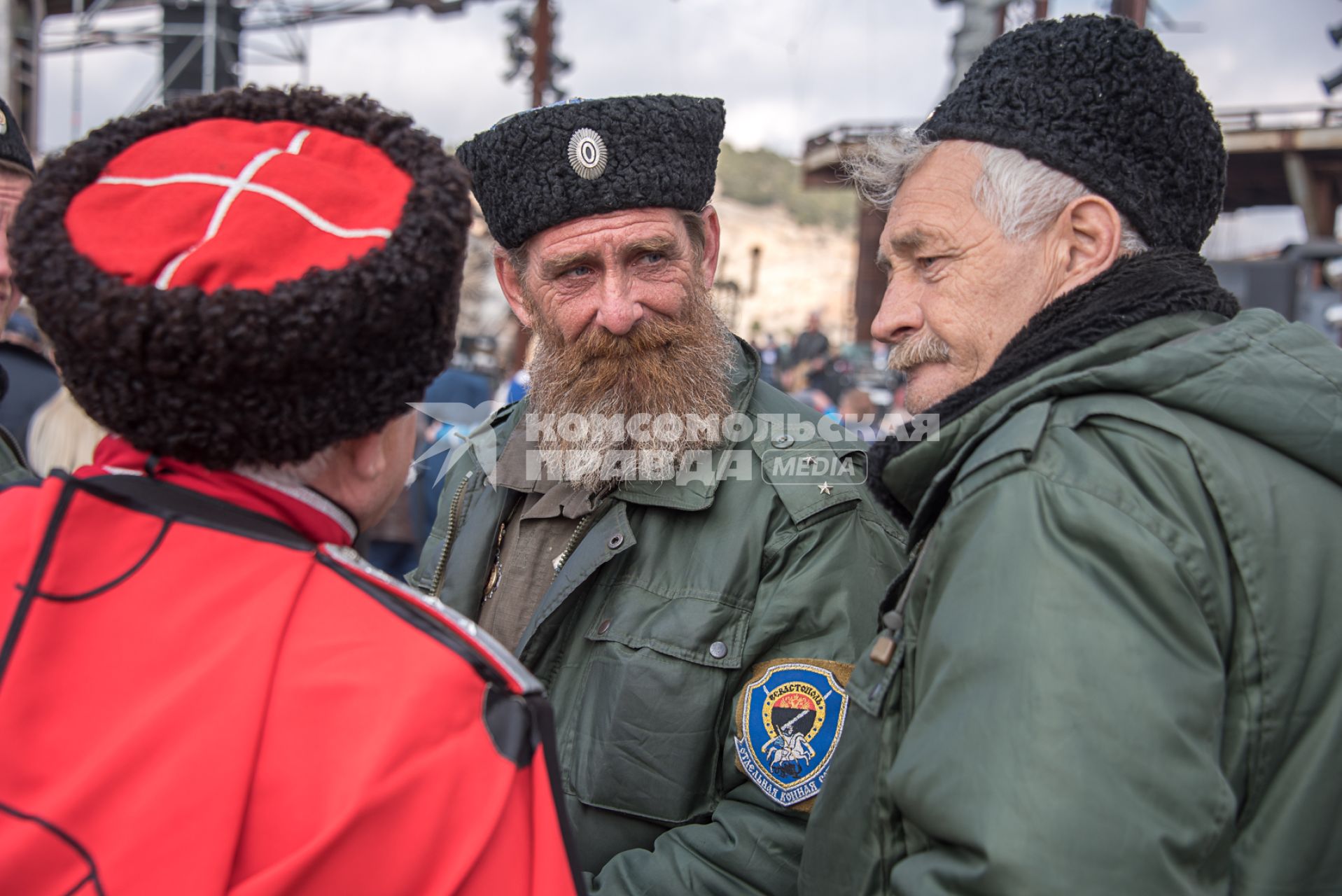 Крым. Во время праздничного мероприятия, посвященного пятой годовщины проведения Общекрымского референдума и воссоединения Крыма с Россией.