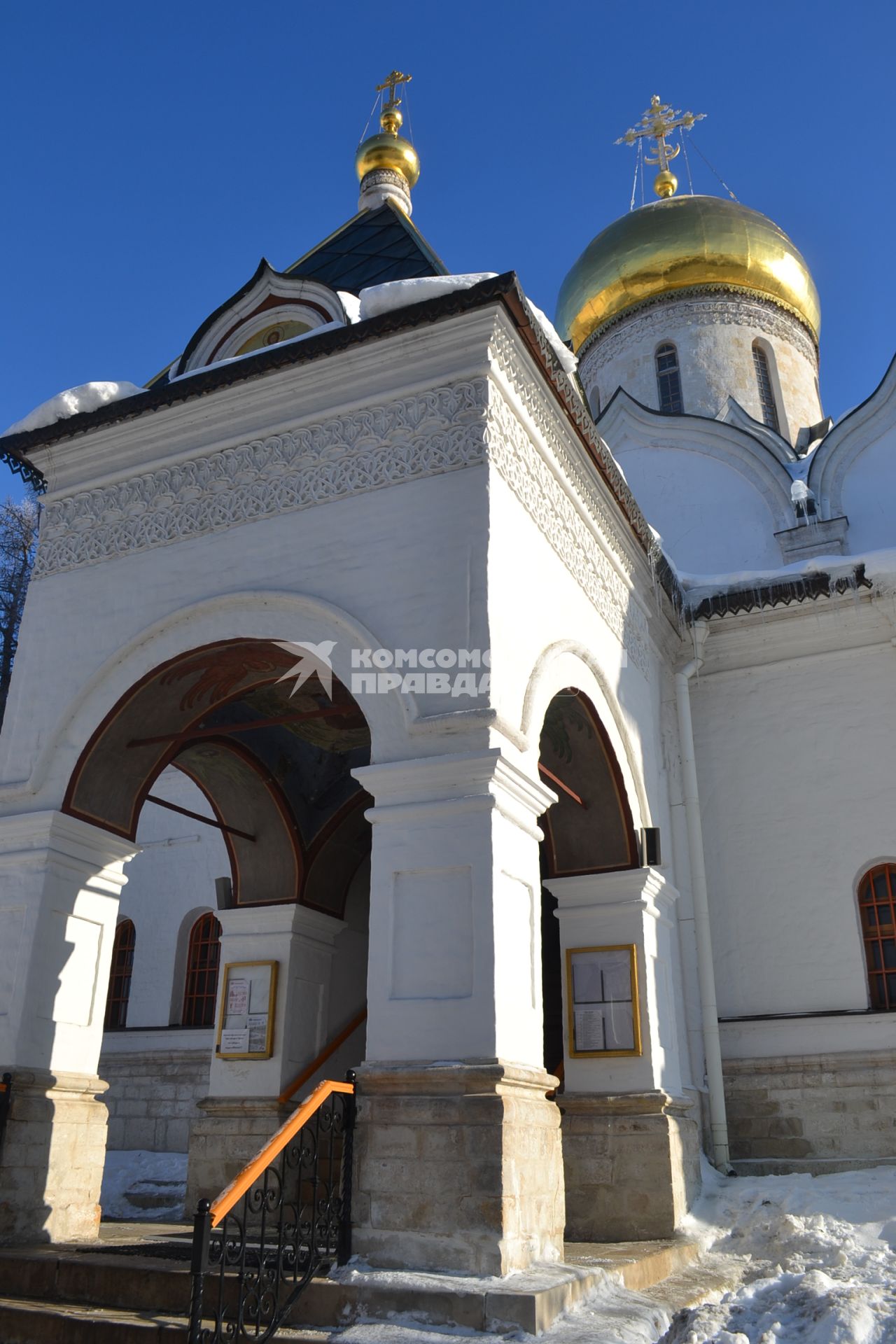 Московская область, Звенигород. Собор Рождества Богородицы на территории Саввино-Сторожевского монастыря.