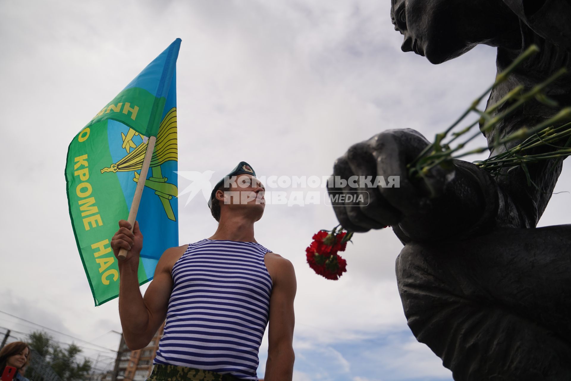 Самара. Во время празднования Дня Воздушно-десантных войск России.