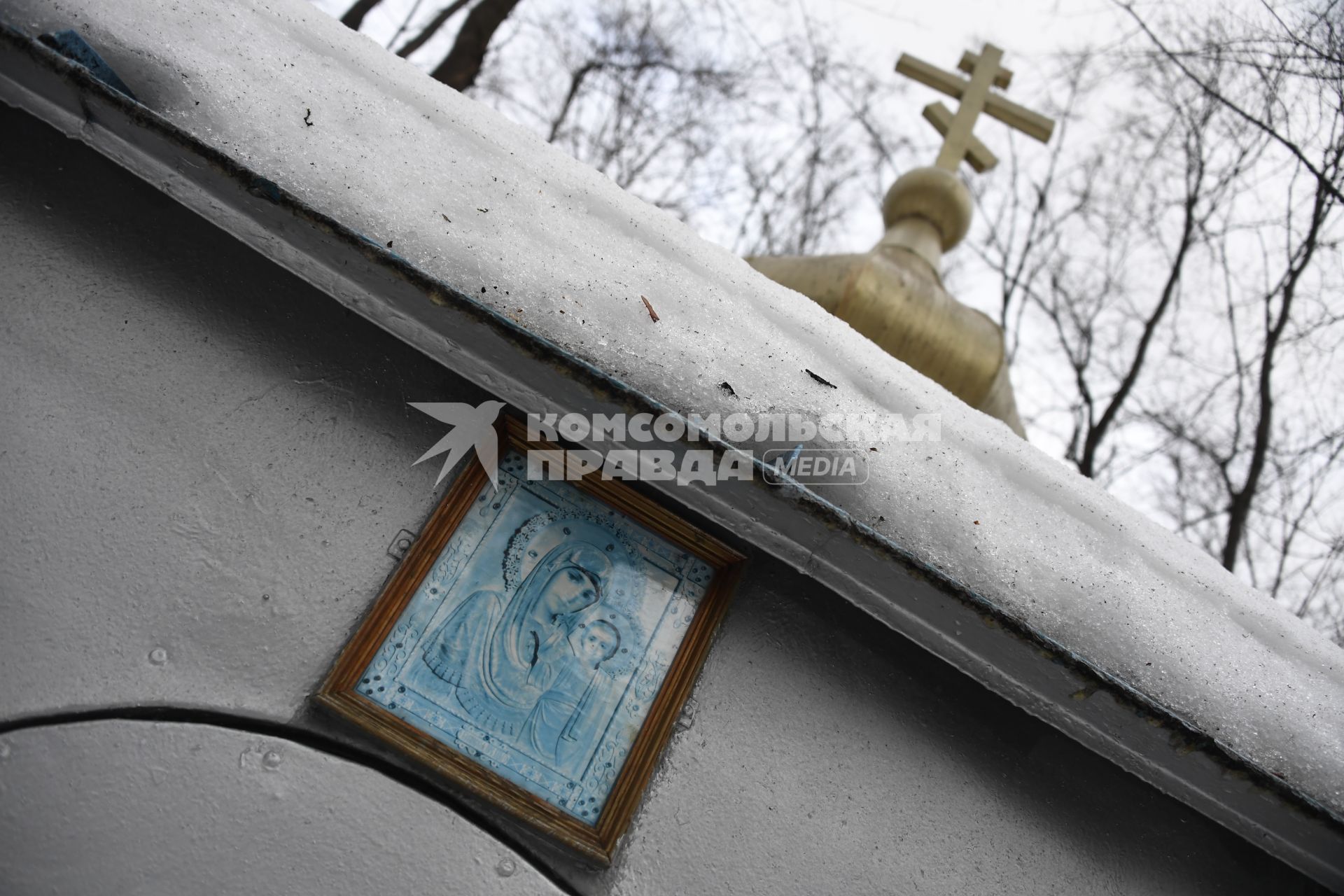 Москва. Могила старца Зосимы на Введенском кладбище.