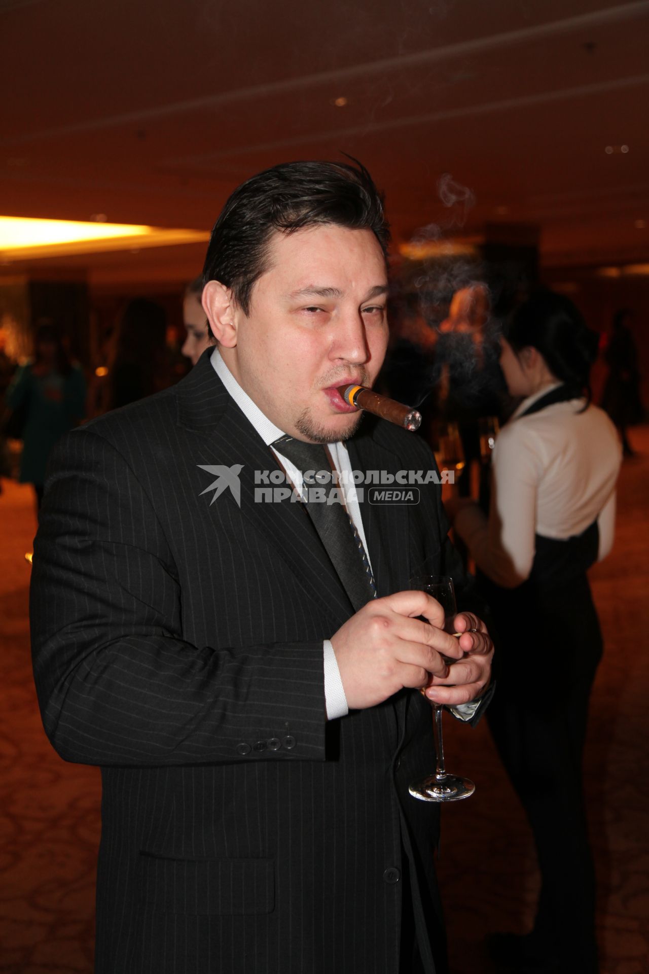 Lotte Hotel. Новогодняя вечеринка FASHION NEW YEAR 2011. На снимке: продюсер Александр Изотов