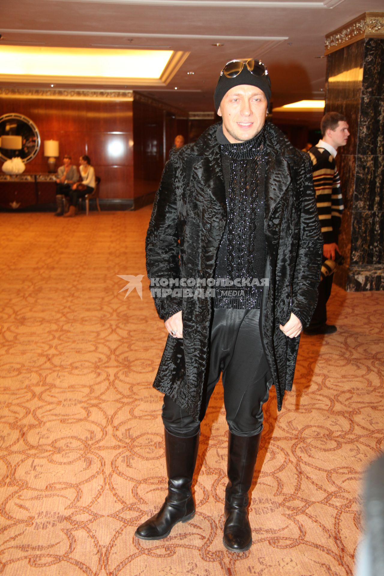 Lotte Hotel. Новогодняя вечеринка FASHION NEW YEAR 2011. На снимке: дизайнер Игорь Гуляев