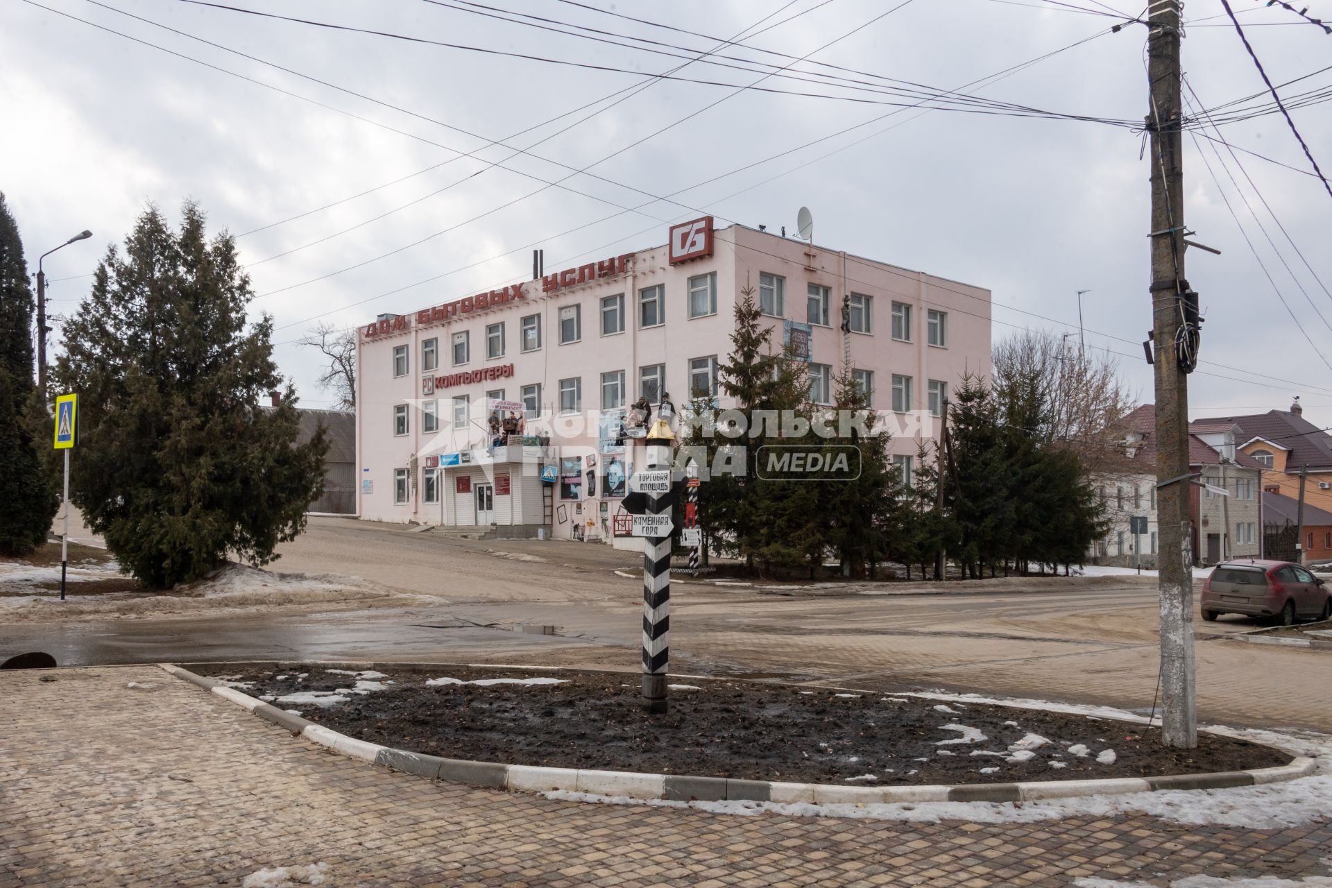 Липецкая область, Задонск. Вид на музей прессы `Антресоль`.