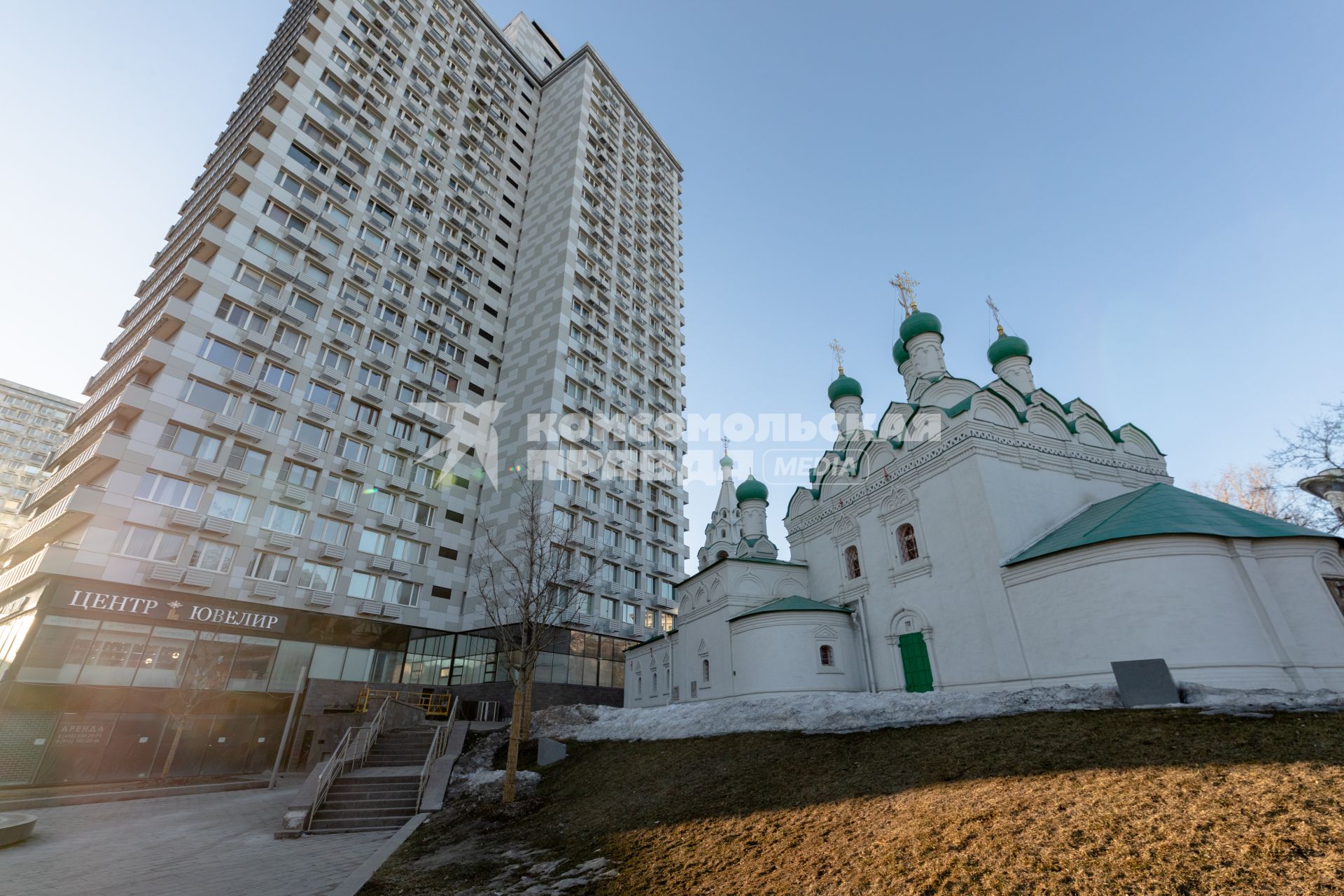 Москва. Церковь Симеона Столпника на Поварской улице.