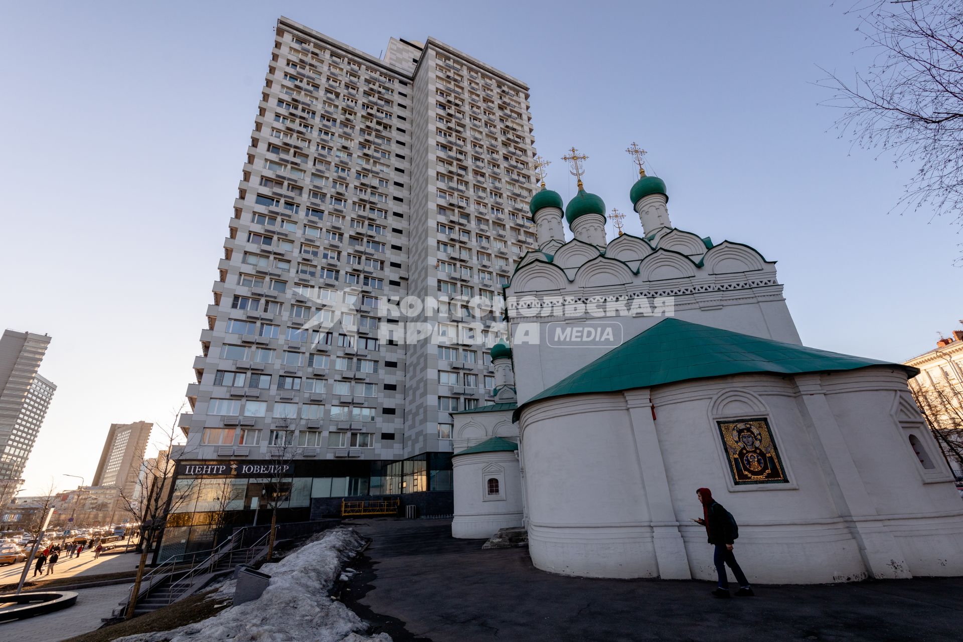 Москва. Церковь Симеона Столпника на Поварской улице.