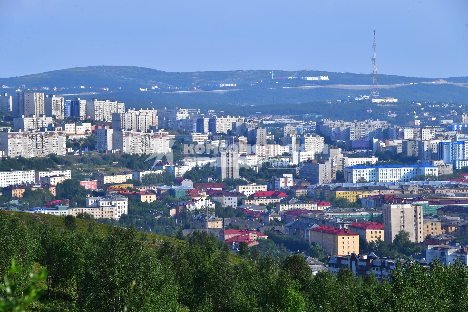 Мурманск. Виды города.