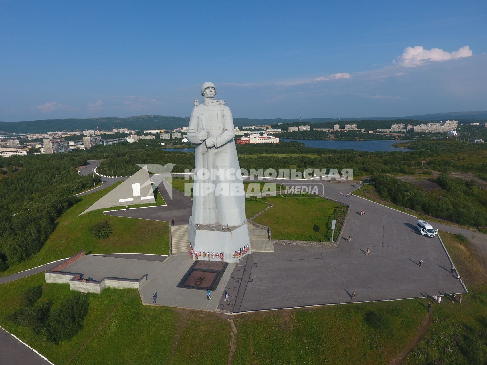 Мурманск. Мемориал `Защитникам Советского Заполярья в годы Великой Отечественной войны` (`Алёша`).