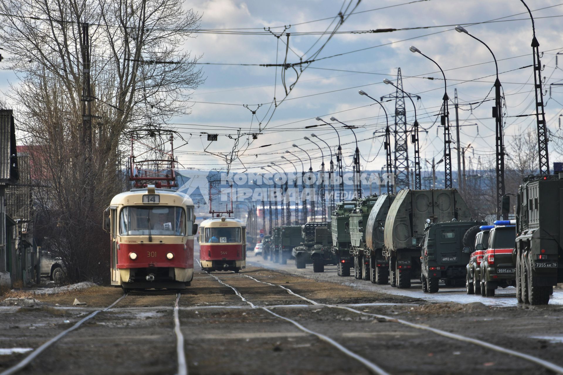 Екатеринбург. Репетиция парада Победы.