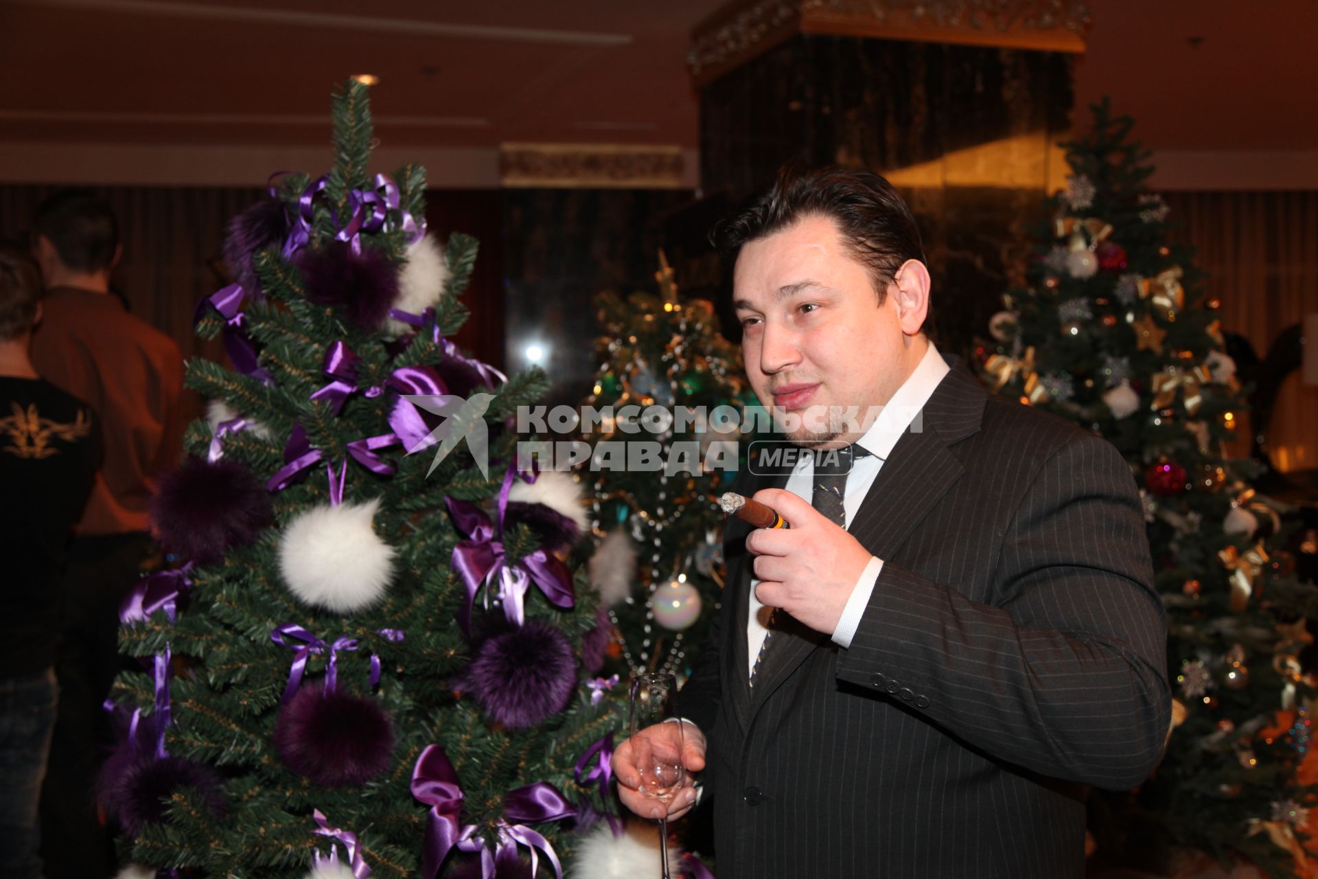 Lotte Hotel. Новогодняя вечеринка FASHION NEW YEAR 2011. На снимке: продюсер Александр Изотов