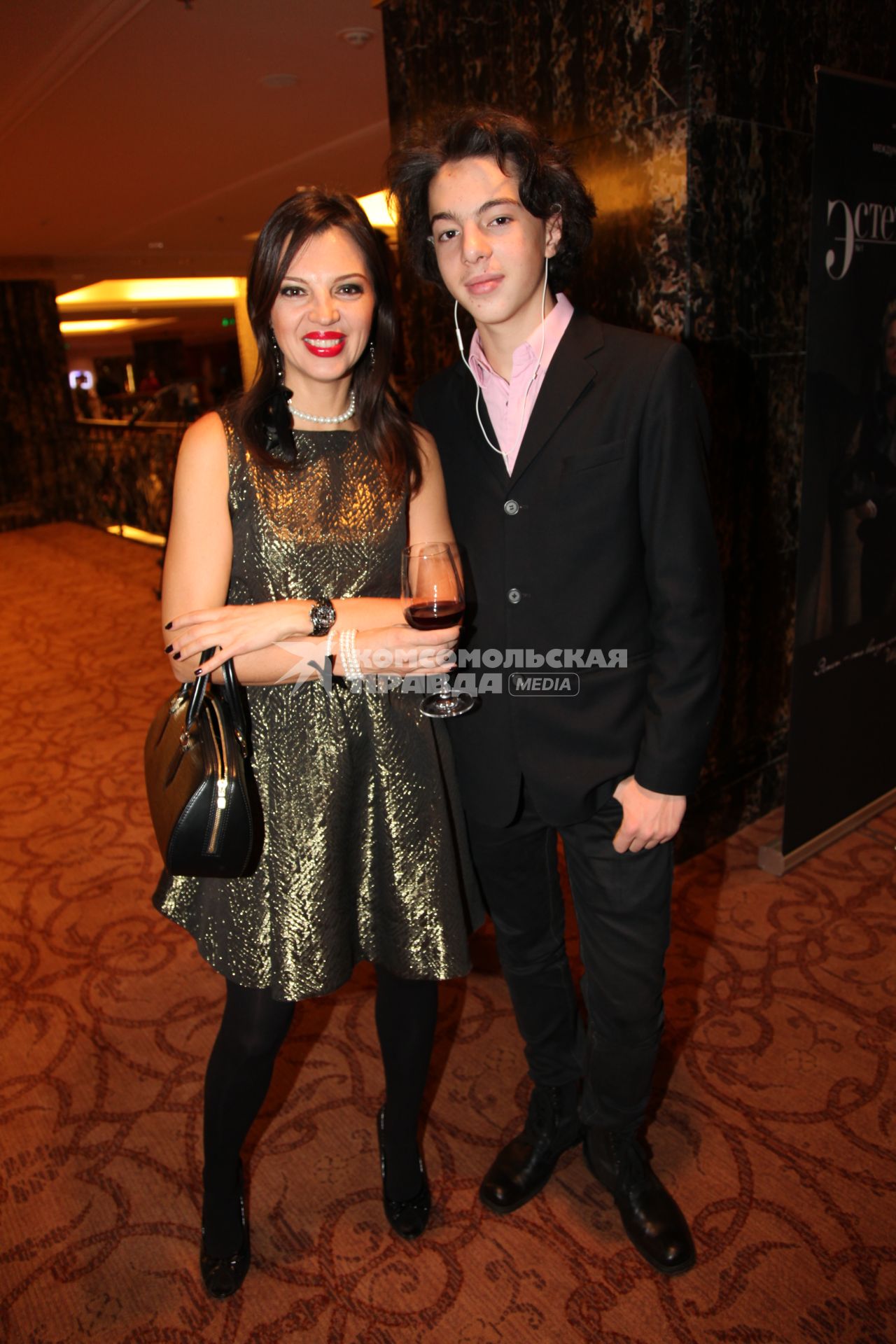 Lotte Hotel. Новогодняя вечеринка FASHION NEW YEAR 2011. На снимке: дизайнер Алиса Толкачева