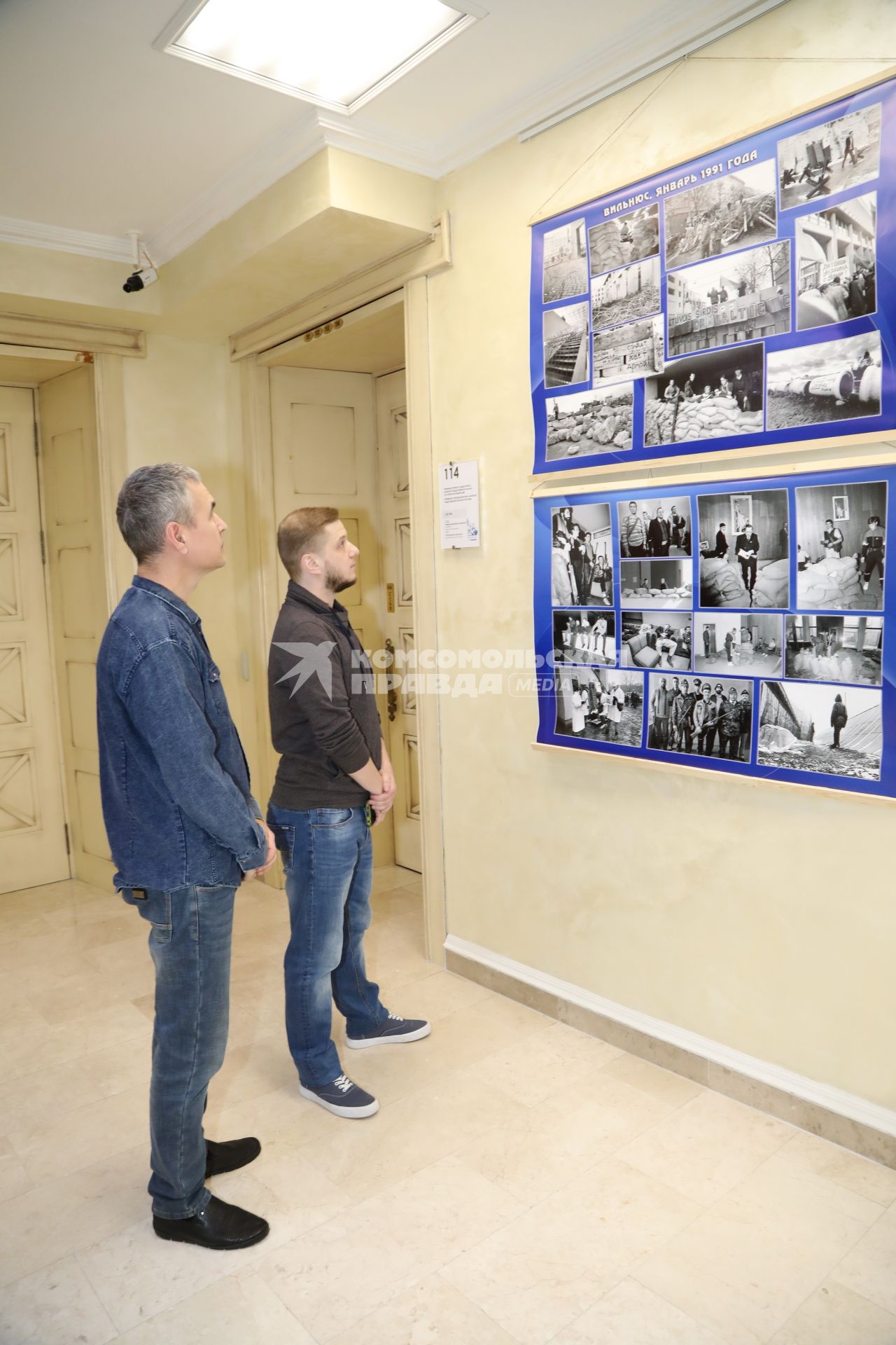 Фотовыставка ТРИДЦАТЬ ЛЕТ СО ДНЯ СОБЫТИЙ В ВИЛЬНЮСЕ В ЯНВАРЕ 1991 ГОДА. ПРАВДА И ВЫМЫСЕЛ. Противостояние фальсификации фактов о событиях 1991 года, которые привели к человеческим жертвам 2021.  На снимке: