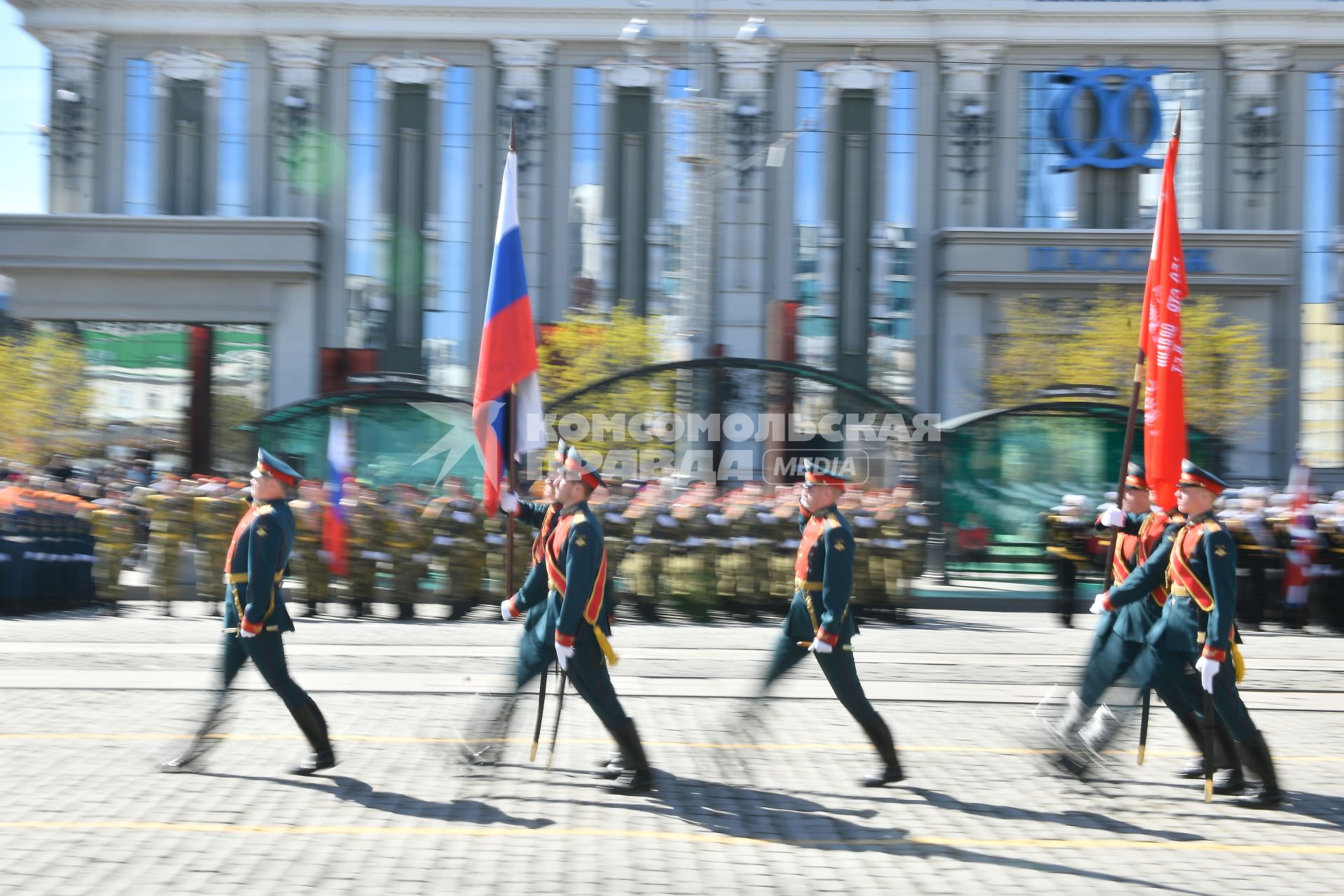 Екатеринбург. Генеральная репетиция парада Победы.