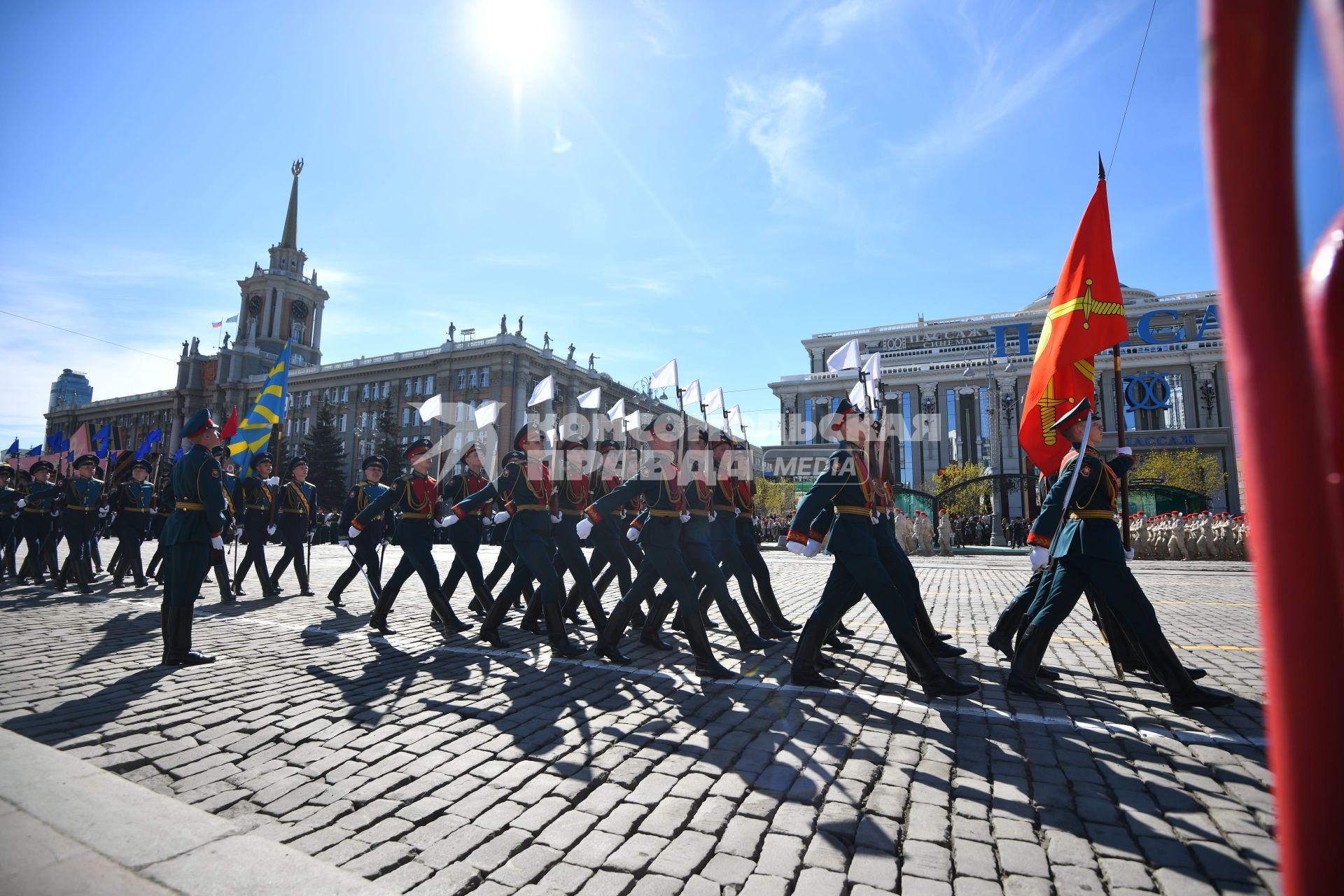 Екатеринбург. Генеральная репетиция парада Победы.