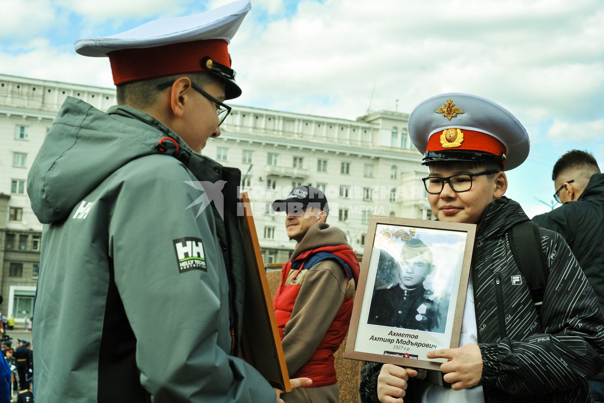 Челябинск. Генеральная репетиция парада, посвященного 76-й годовщине Победы в Великой Отечественной войне.