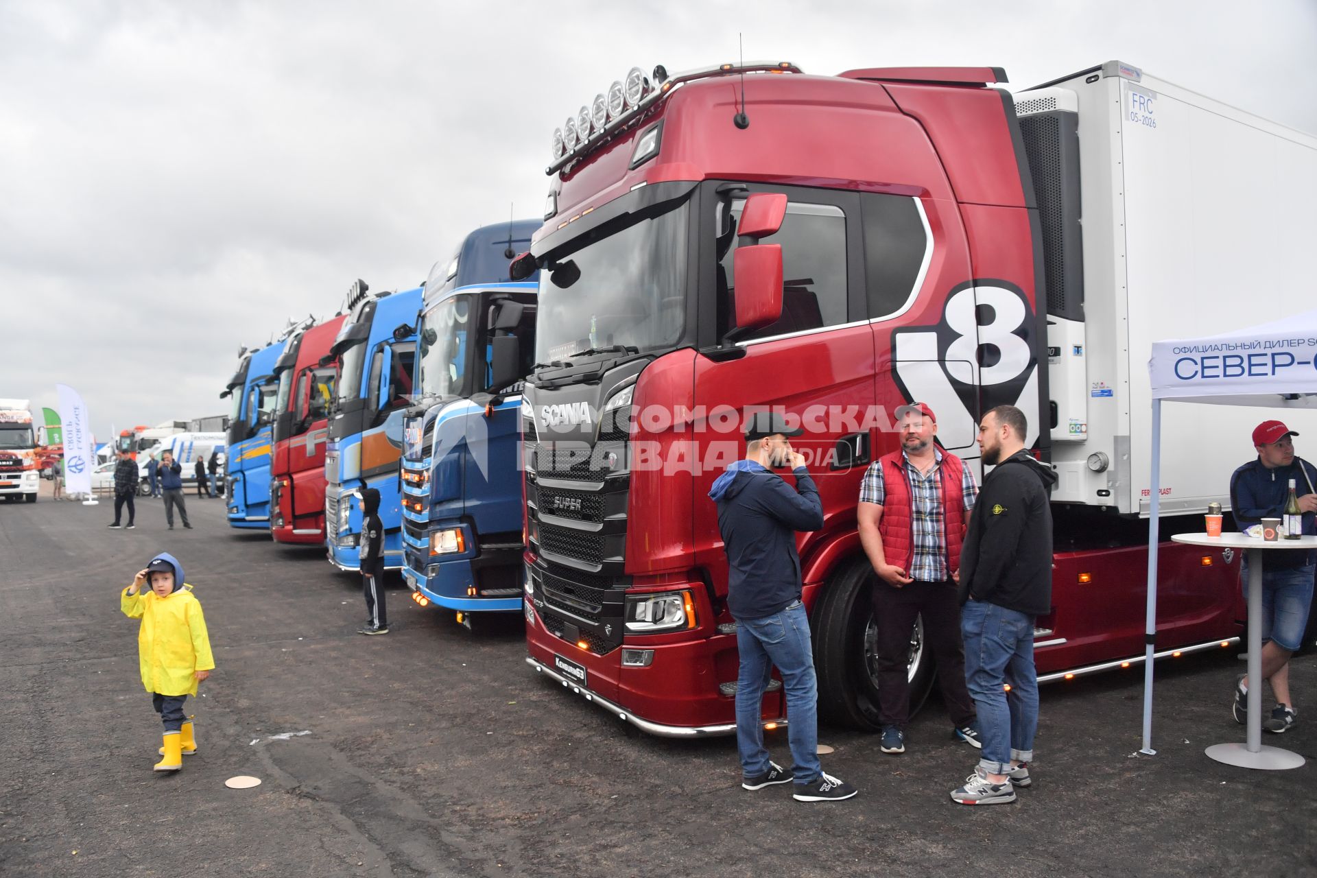 Московская область. Международный фестиваль грузового транспорта Truckfest 2021.